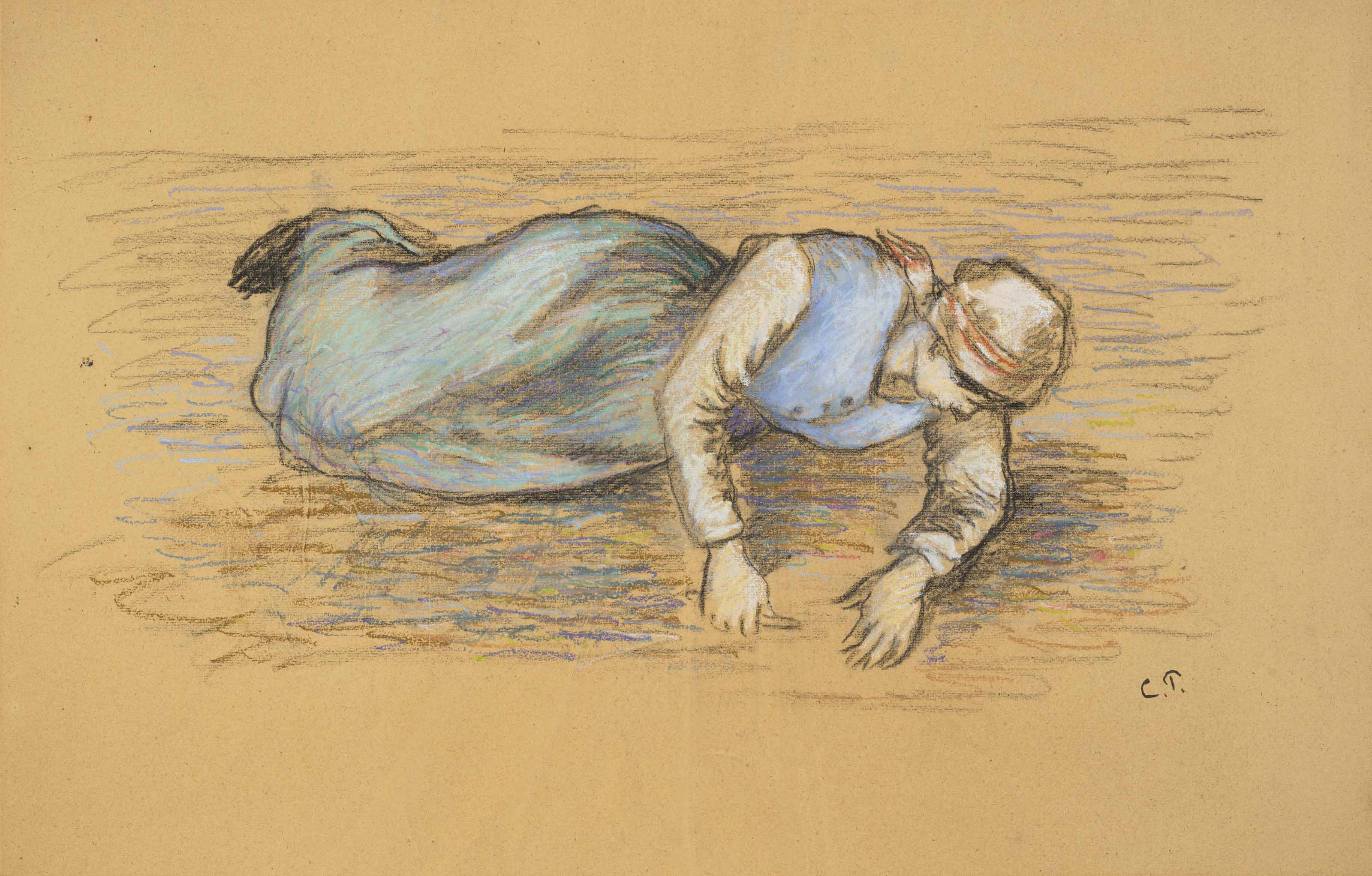 Camille Pissarro — Этюд для "Сарклусов, Понтуаз", изображение 1