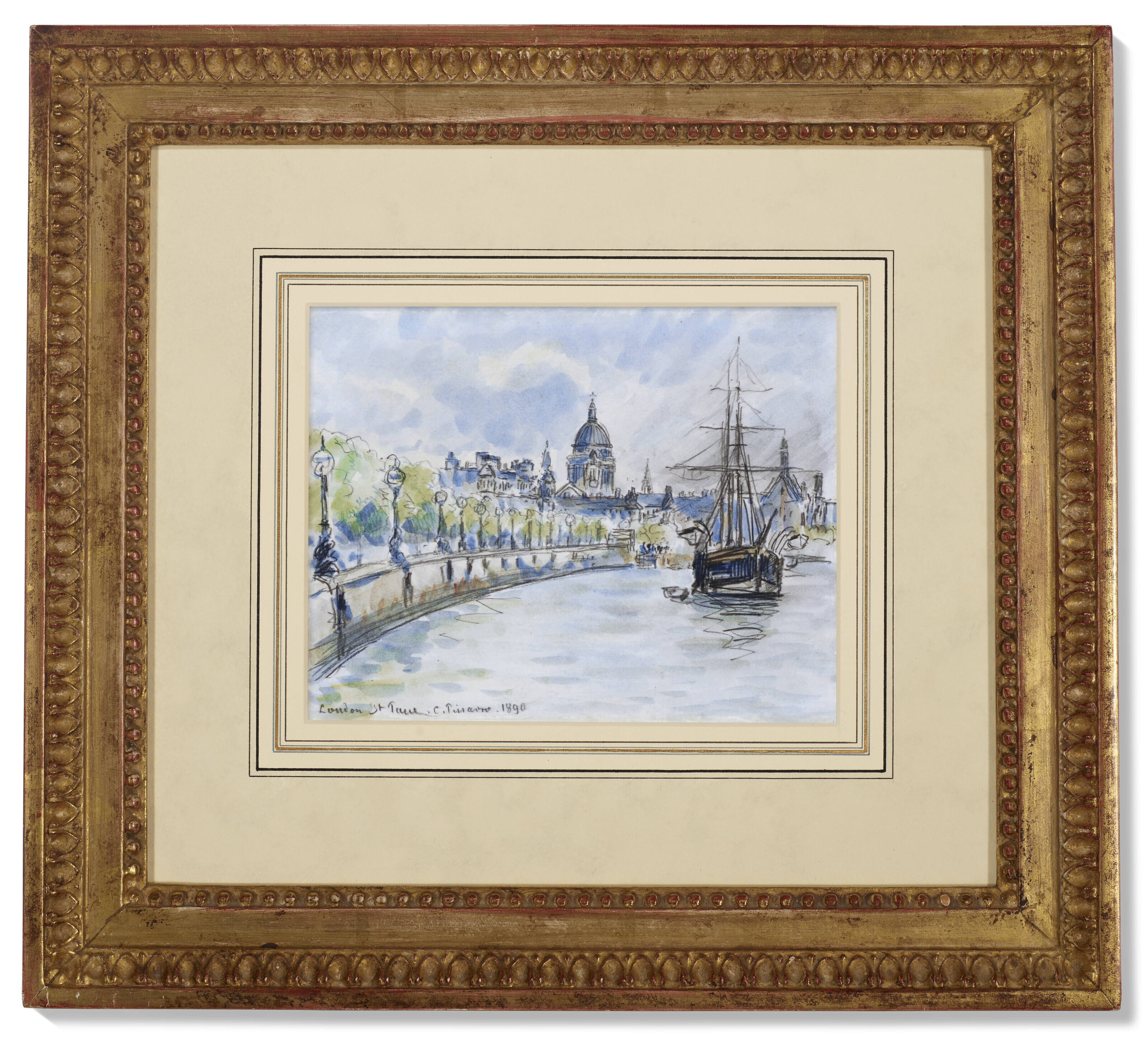 Camille Pissarro — Лондон, собор Святого Павла, изображение 2