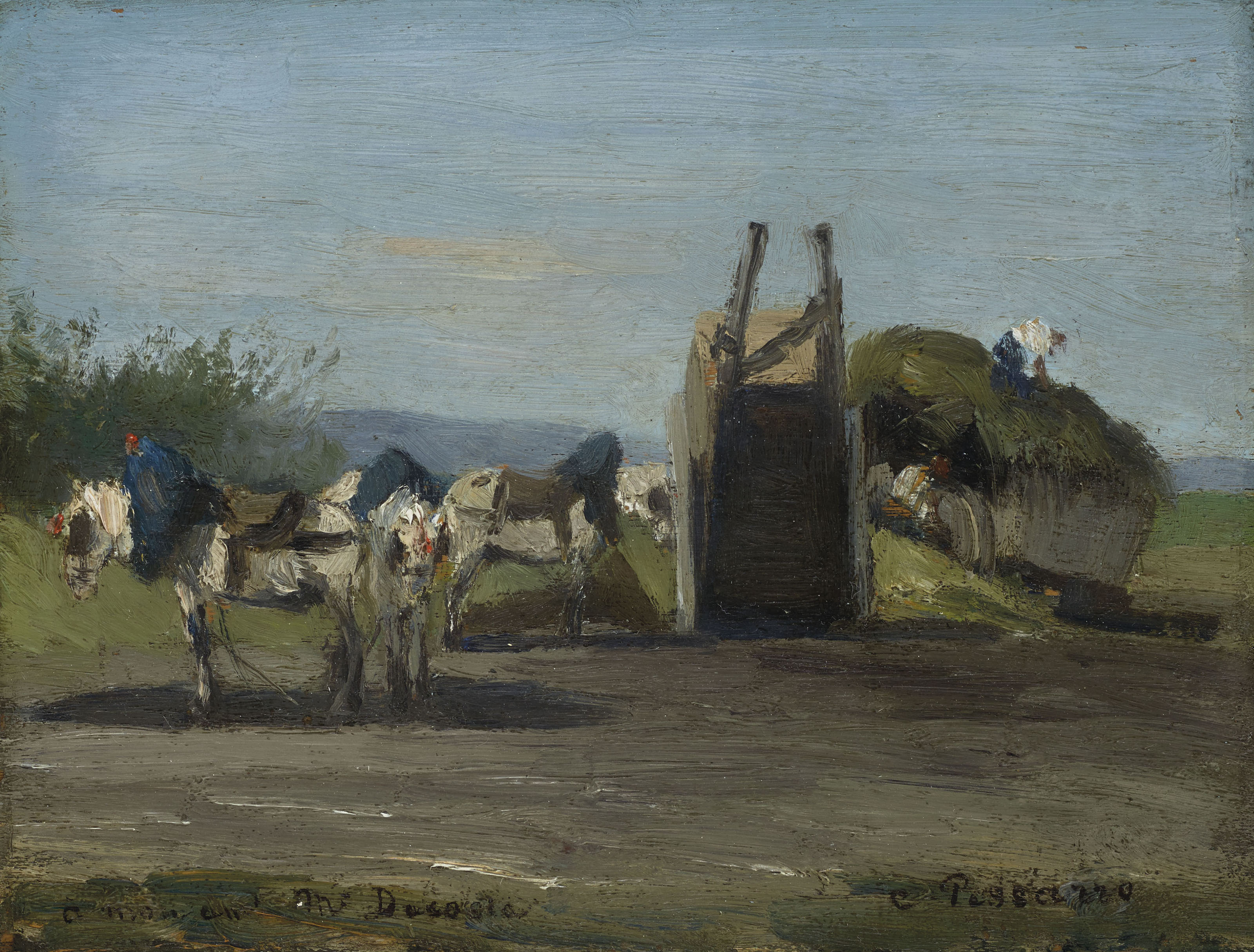 Camille Pissarro — Блан шево и шартретт