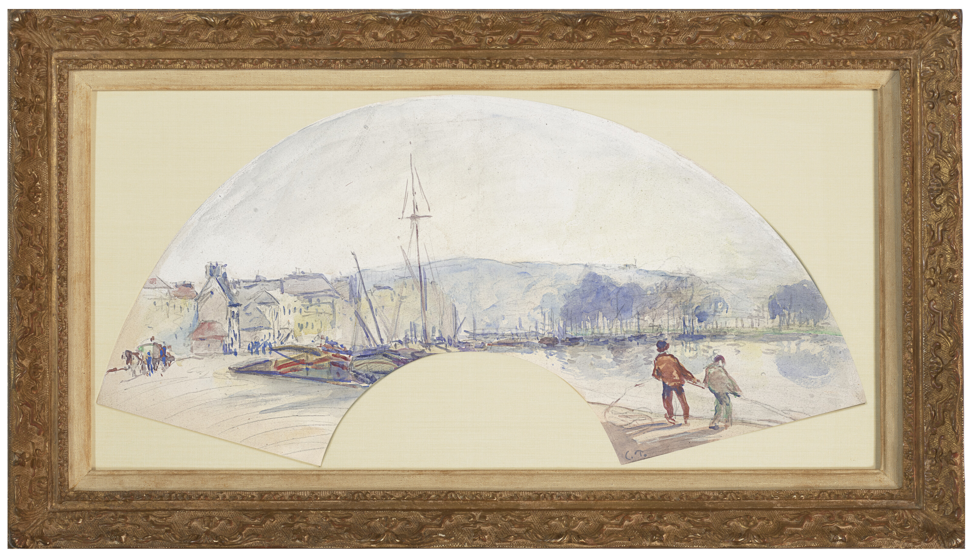 Camille Pissarro — Порт-де-Руан, изображение 2