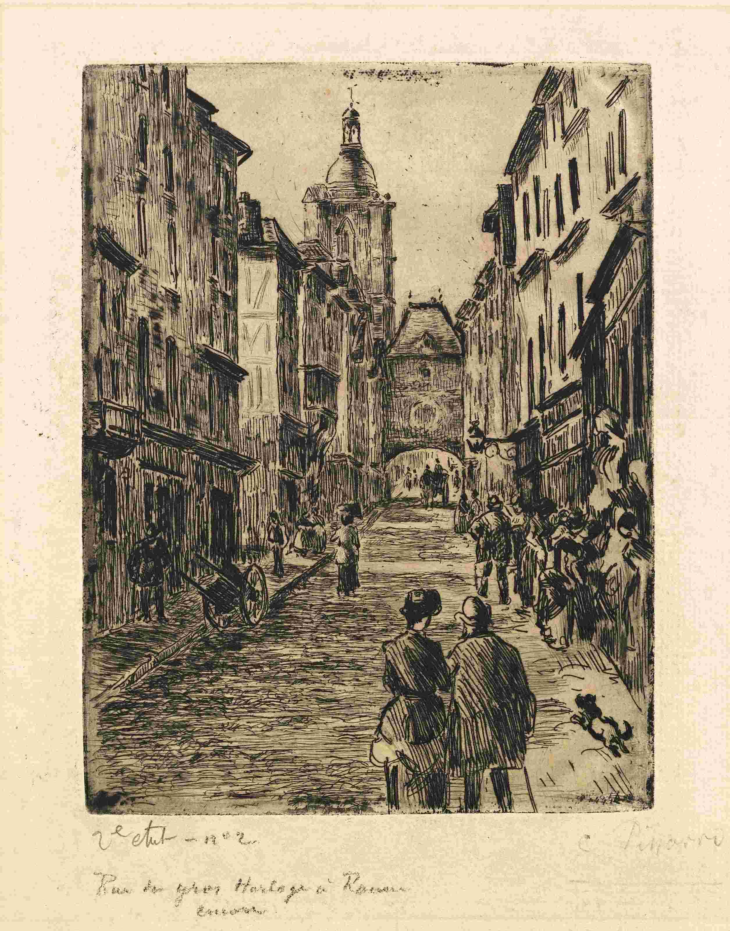 Camille Pissarro — Улица дю Гро-Руанские ворота