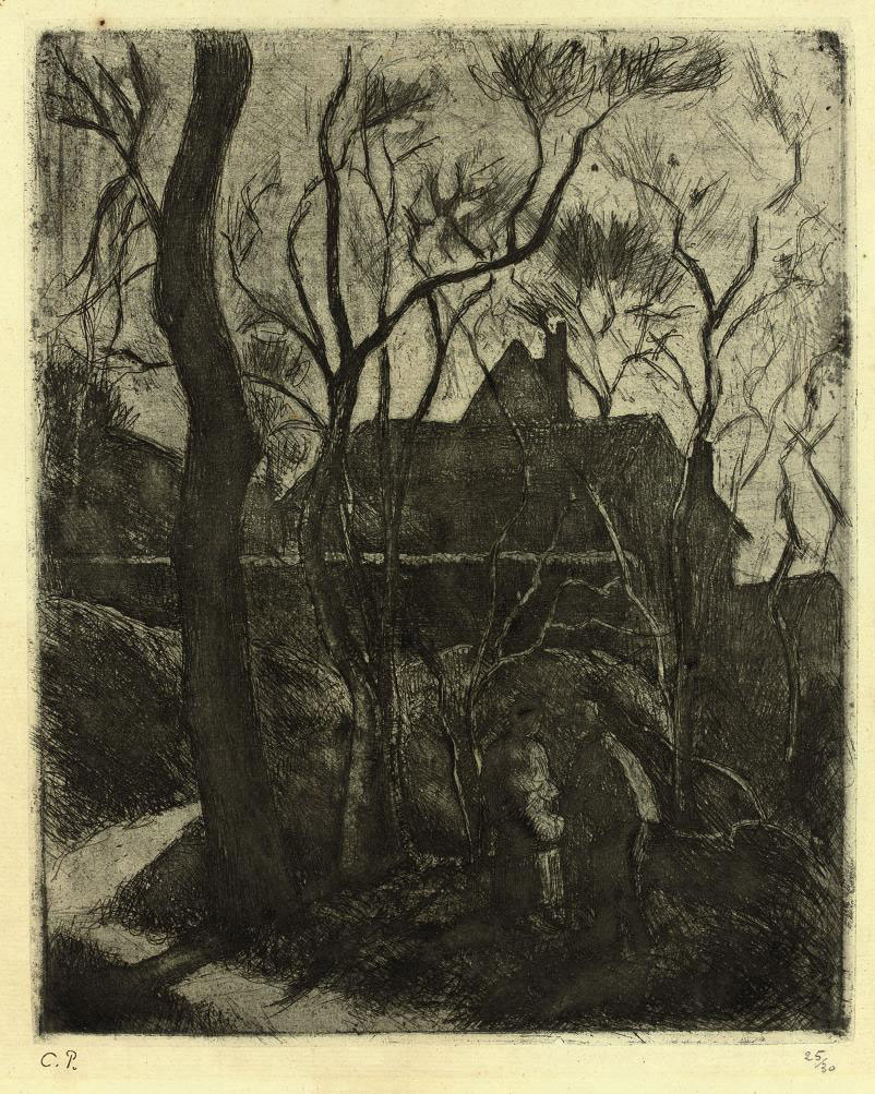 Camille Pissarro — Сент-де-Пуйе, Понтуаз (гранд-Планш) (Дельта 32)