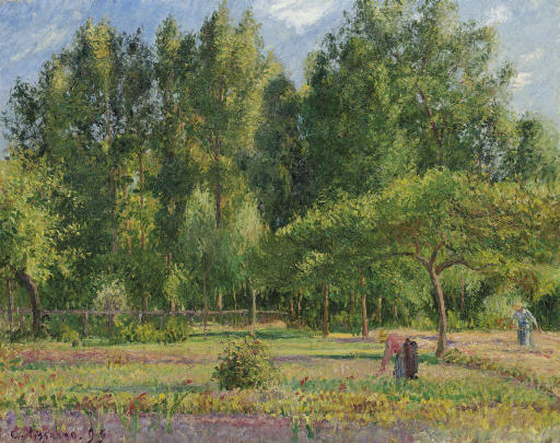 Camille Pissarro — Завтрак "шведский стол", апре-миди в Эраньи