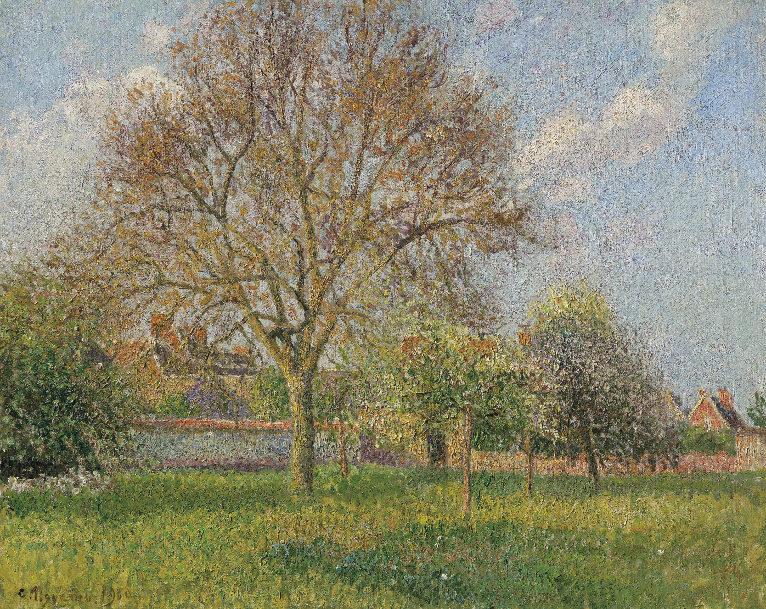 Camille Pissarro — Большой ужин по-весеннему, апре-миди