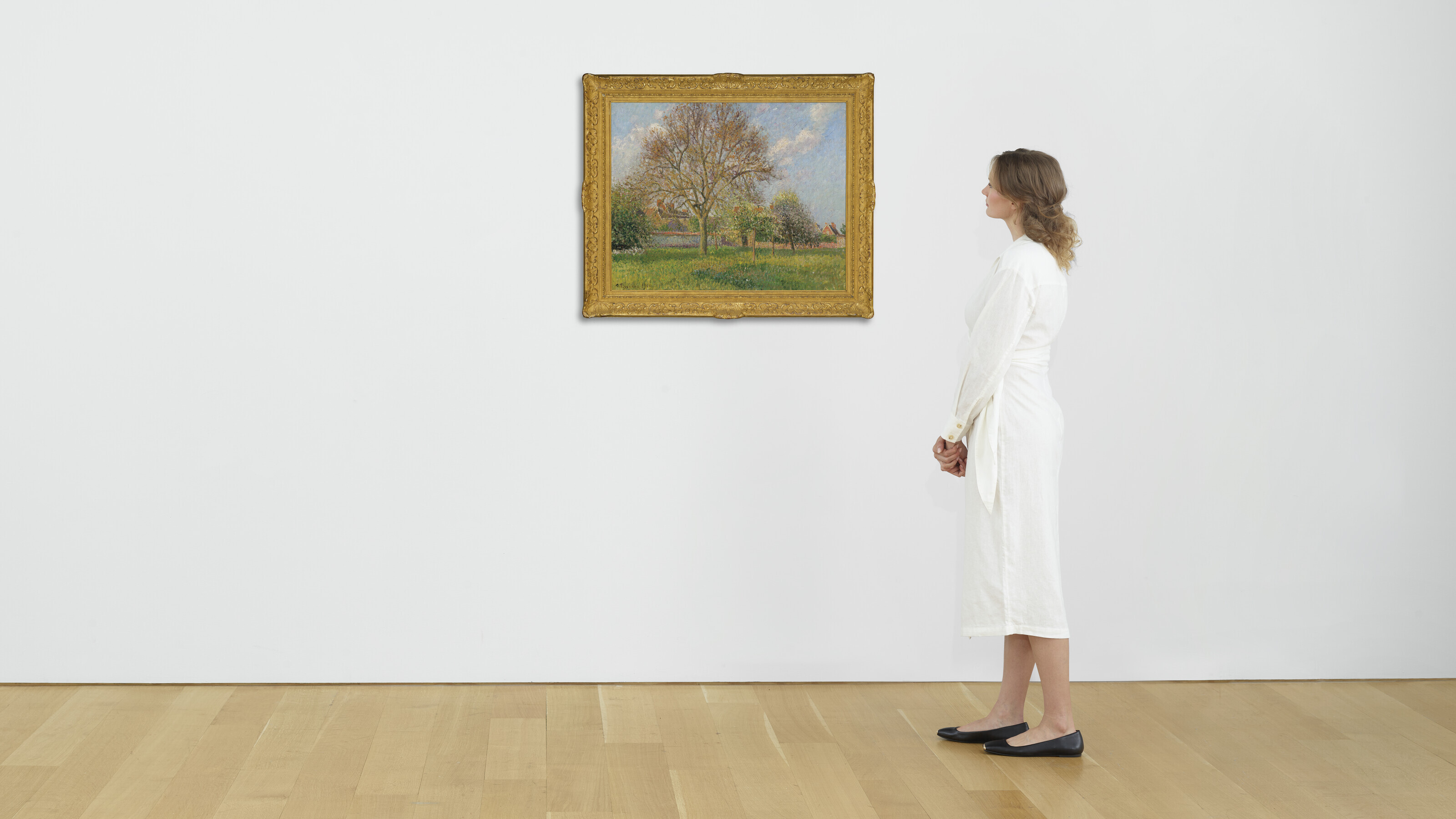Camille Pissarro — Большой ужин по-весеннему, апре-миди, изображение 3