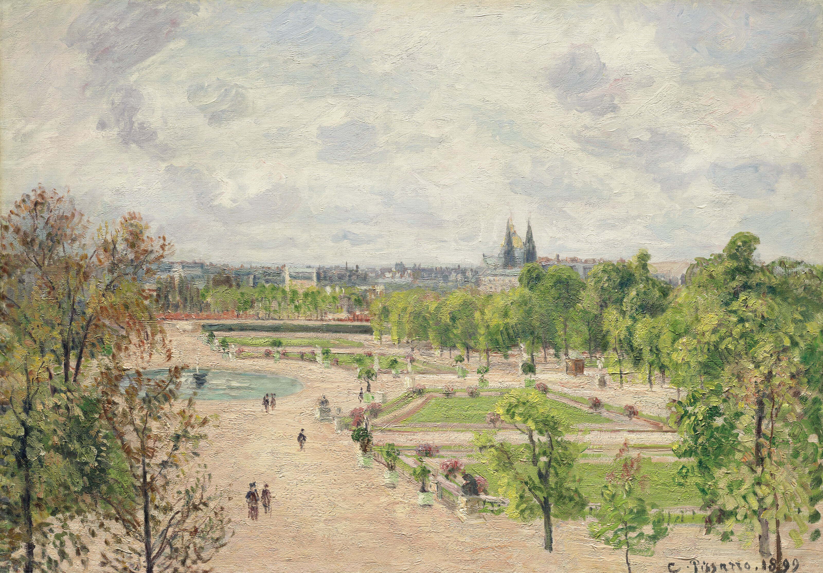 Camille Pissarro — Сад Тюильри, изображение 2