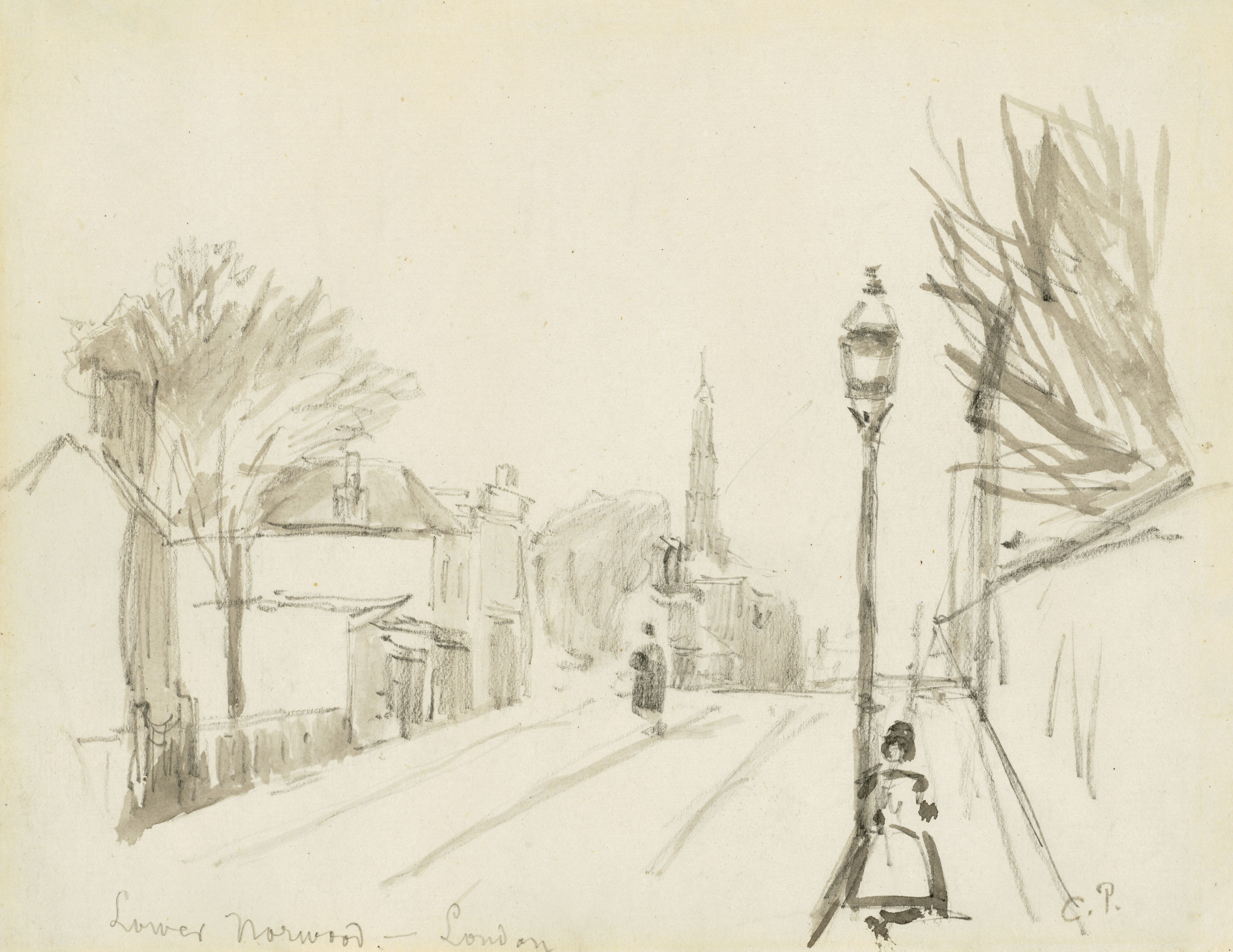 Camille Pissarro — Церковь Святого Луки, Нижний Норвуд