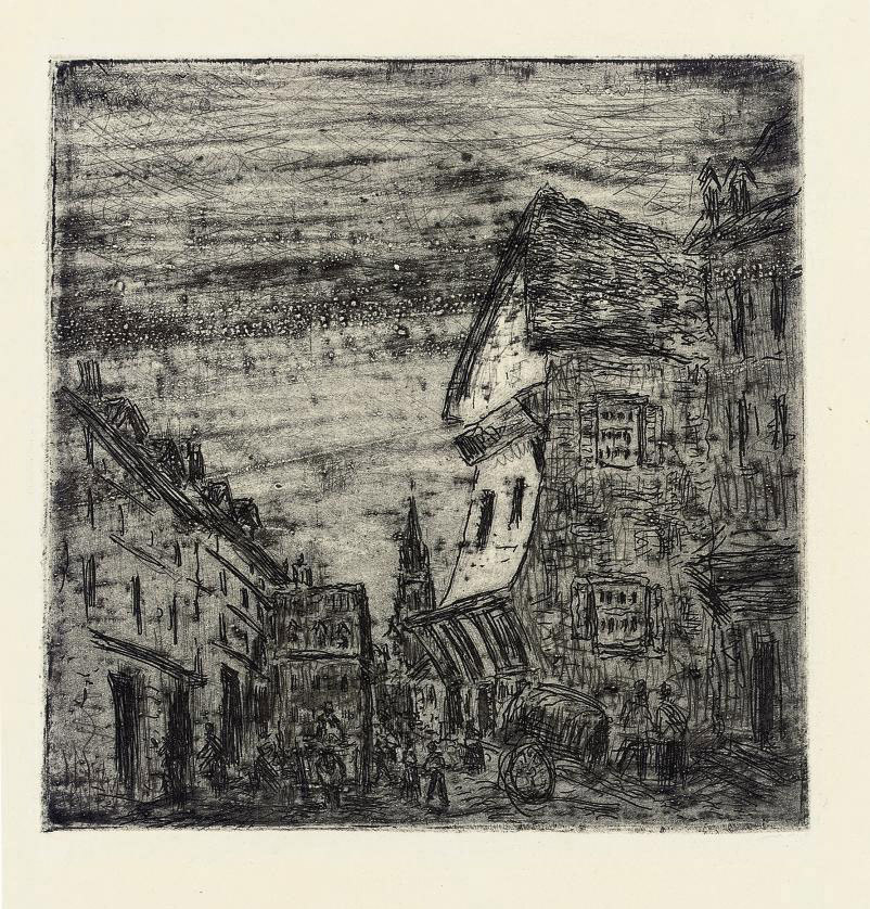 Camille Pissarro — Улица Руана, улица Мальпале (Дельтейль, 41)