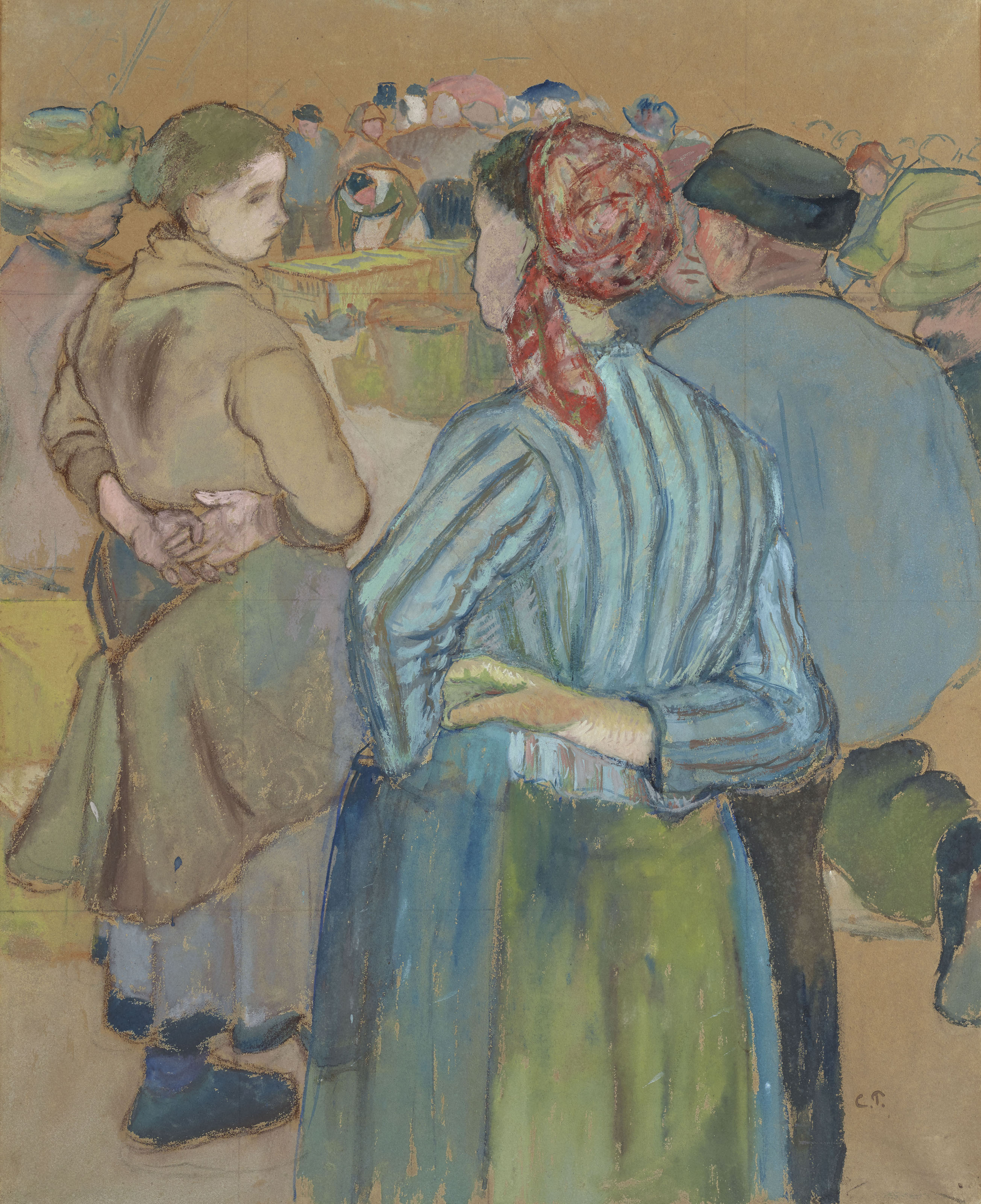 Camille Pissarro — Марш в Понтуазе
