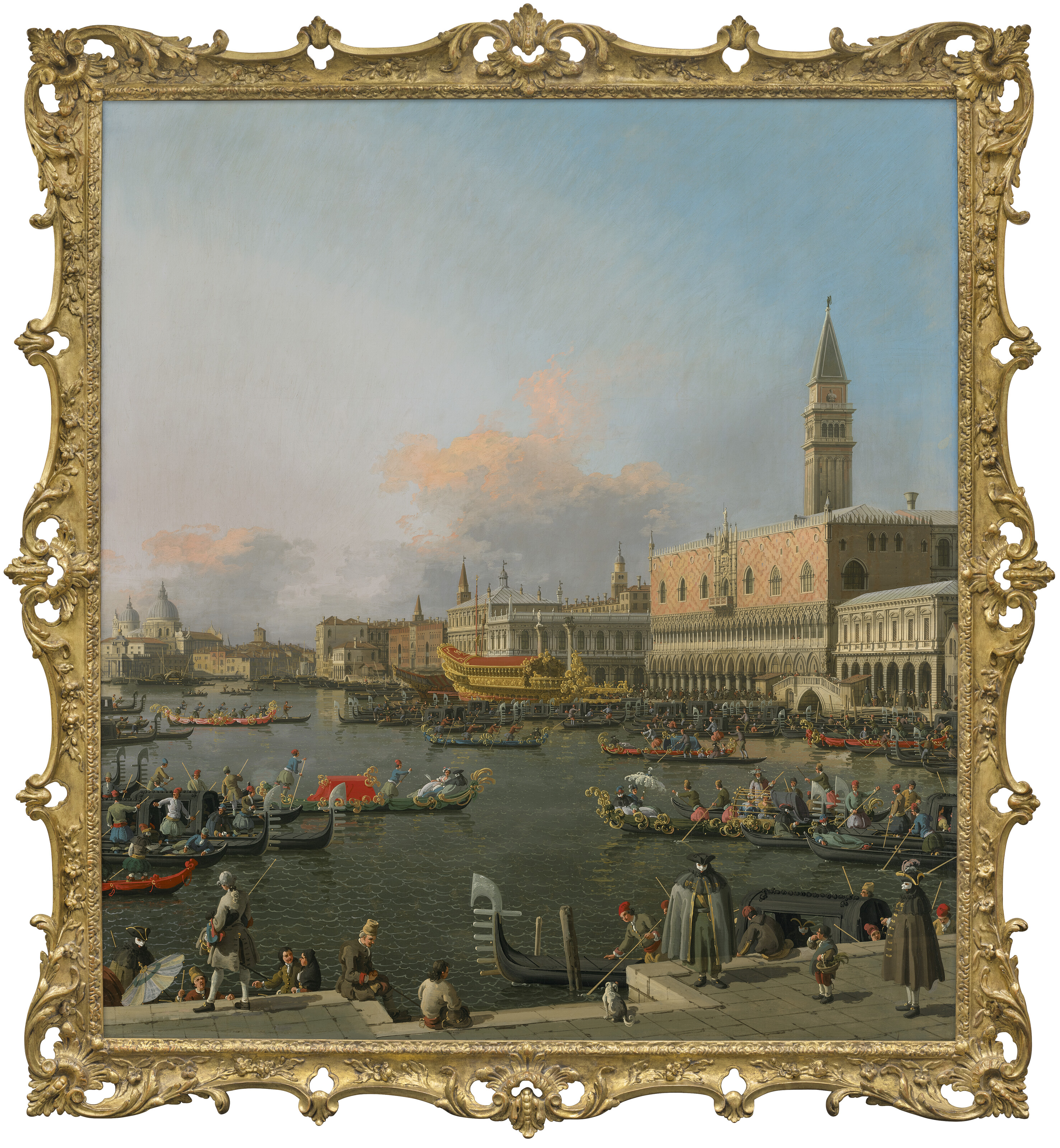 Canaletto — Венеция, Бучинторо в Моло в День Вознесения Господня, изображение 2