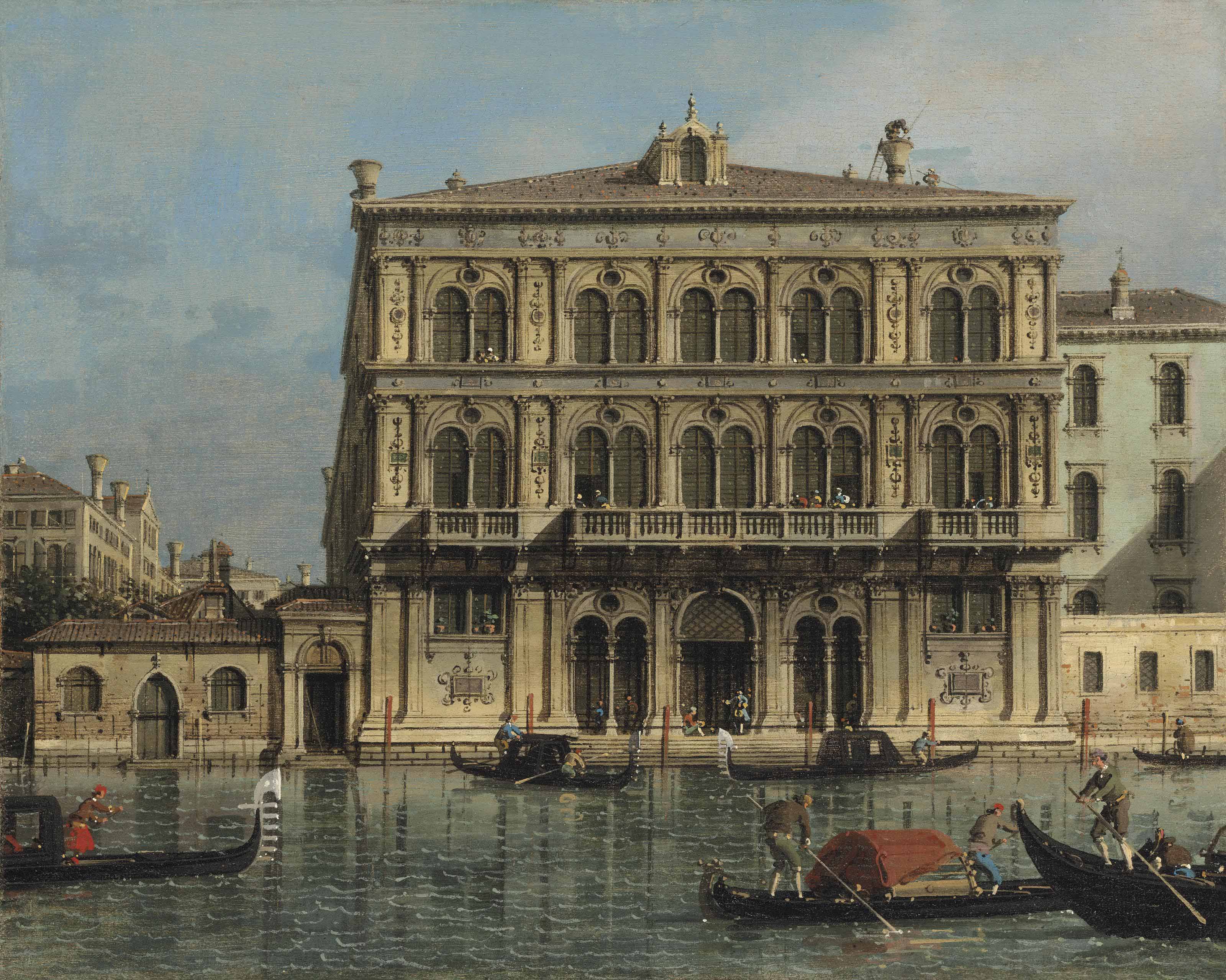 Canaletto — Палаццо Вендрамин-Калерджи, на Большом канале, Венеция