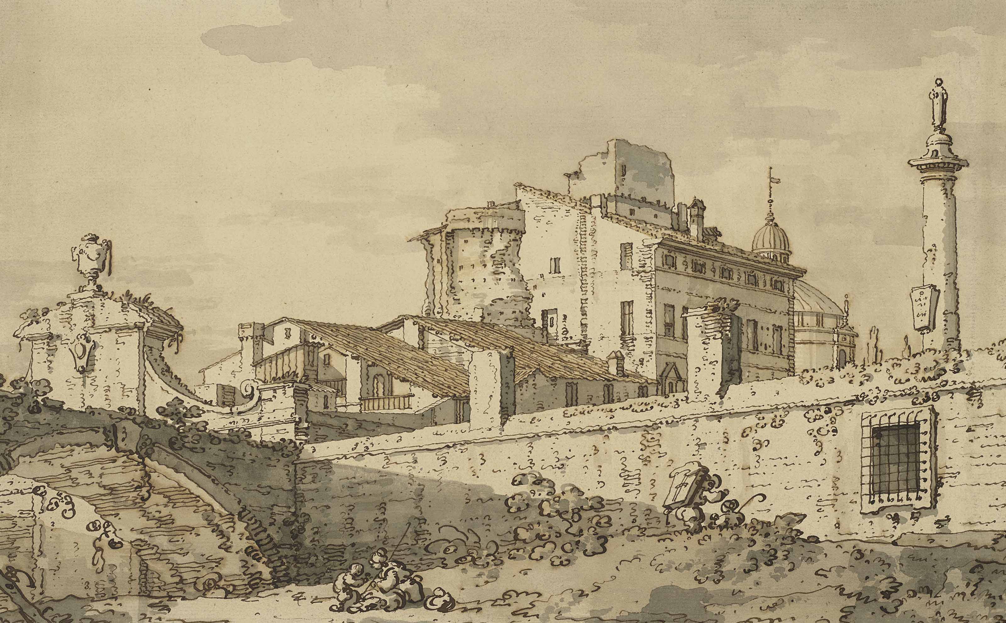 Canaletto — Архитектурное каприччио