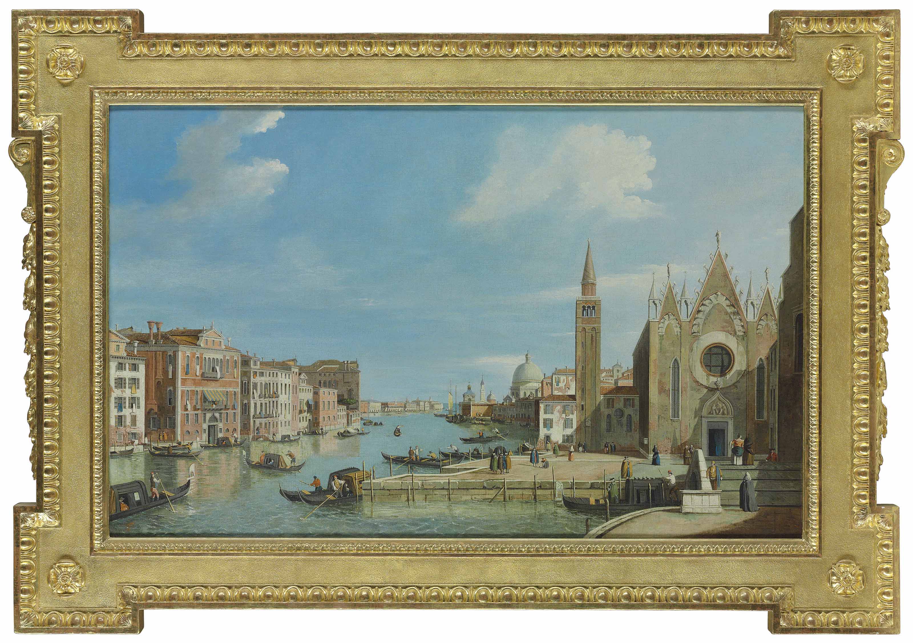 Canaletto — Большой канал от Санта-Мария-делла-Карита", смотрящий в сторону Бачино-ди-Сан-Марко