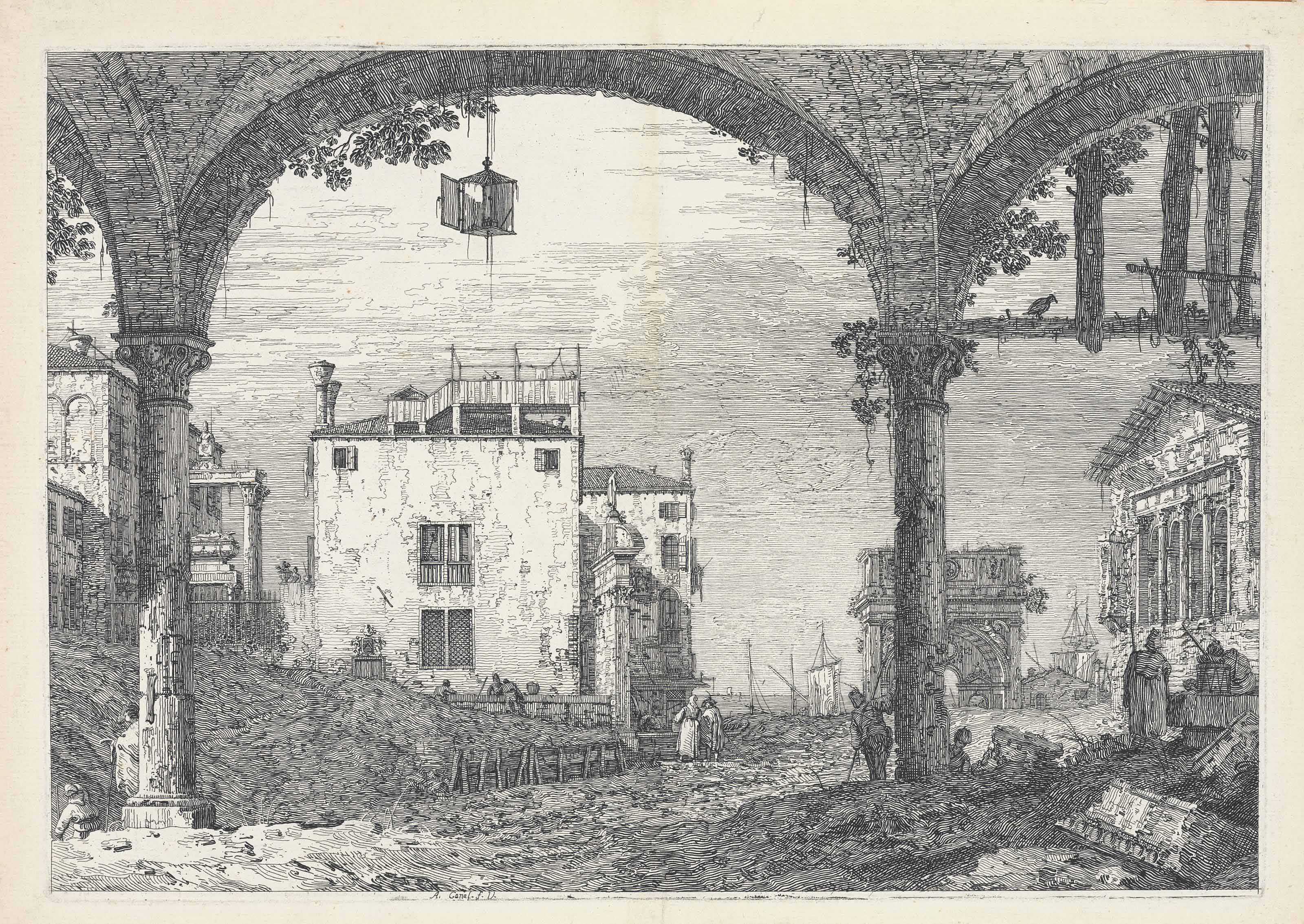 Canaletto — Портик с фонарем (Бромберг, 10)