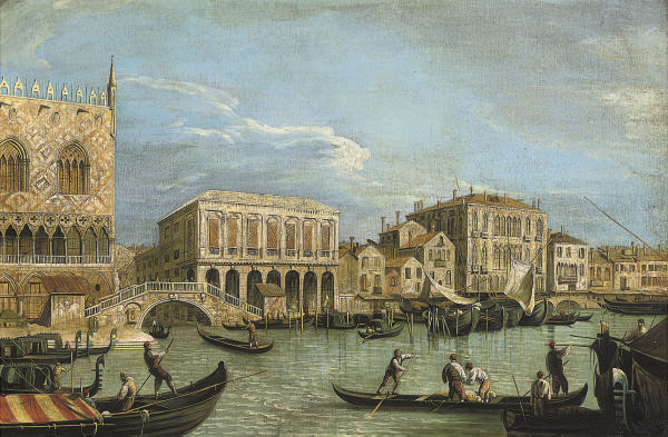 Canaletto — Гранд-канал в Венеции; и Бачино-ди-Сан-Марко в Венеции, смотрящий на восток, с дворцом дожей и Рива дельи Скьявони