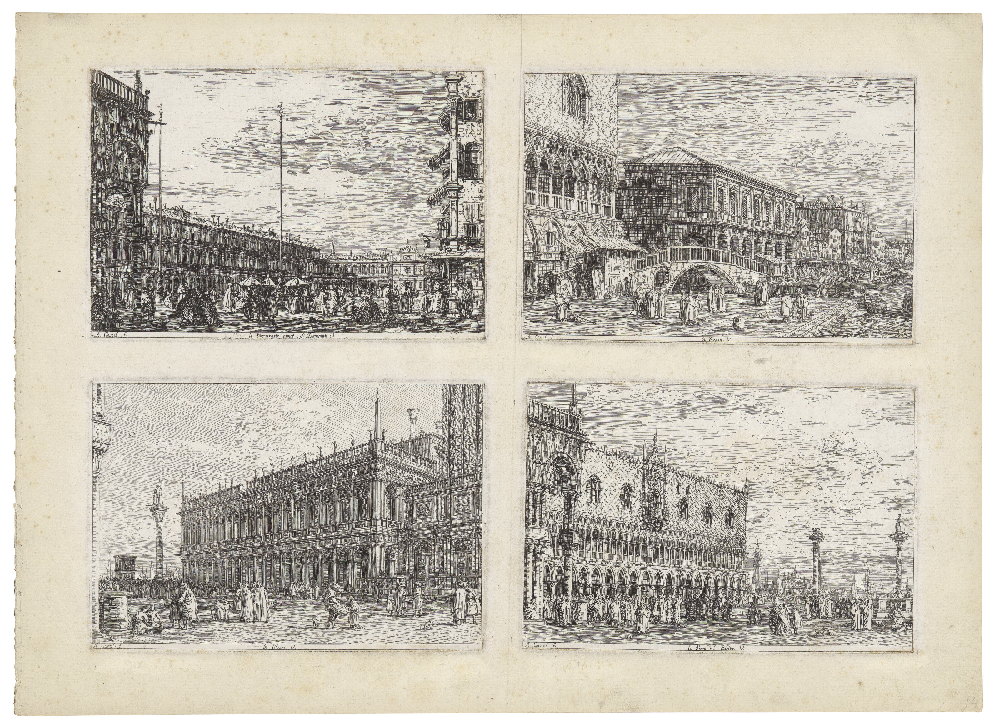 Canaletto — Веду с самого начала да и луоги с самого начала представляют канал Антонио, изображение 2
