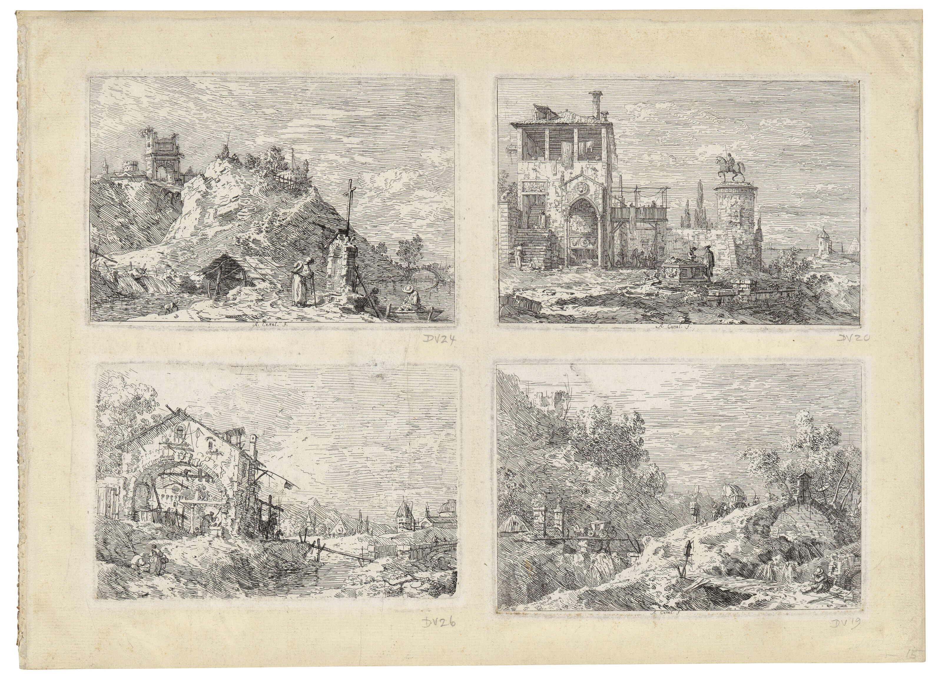Canaletto — Веду с самого начала да и луоги с самого начала представляют канал Антонио, изображение 12