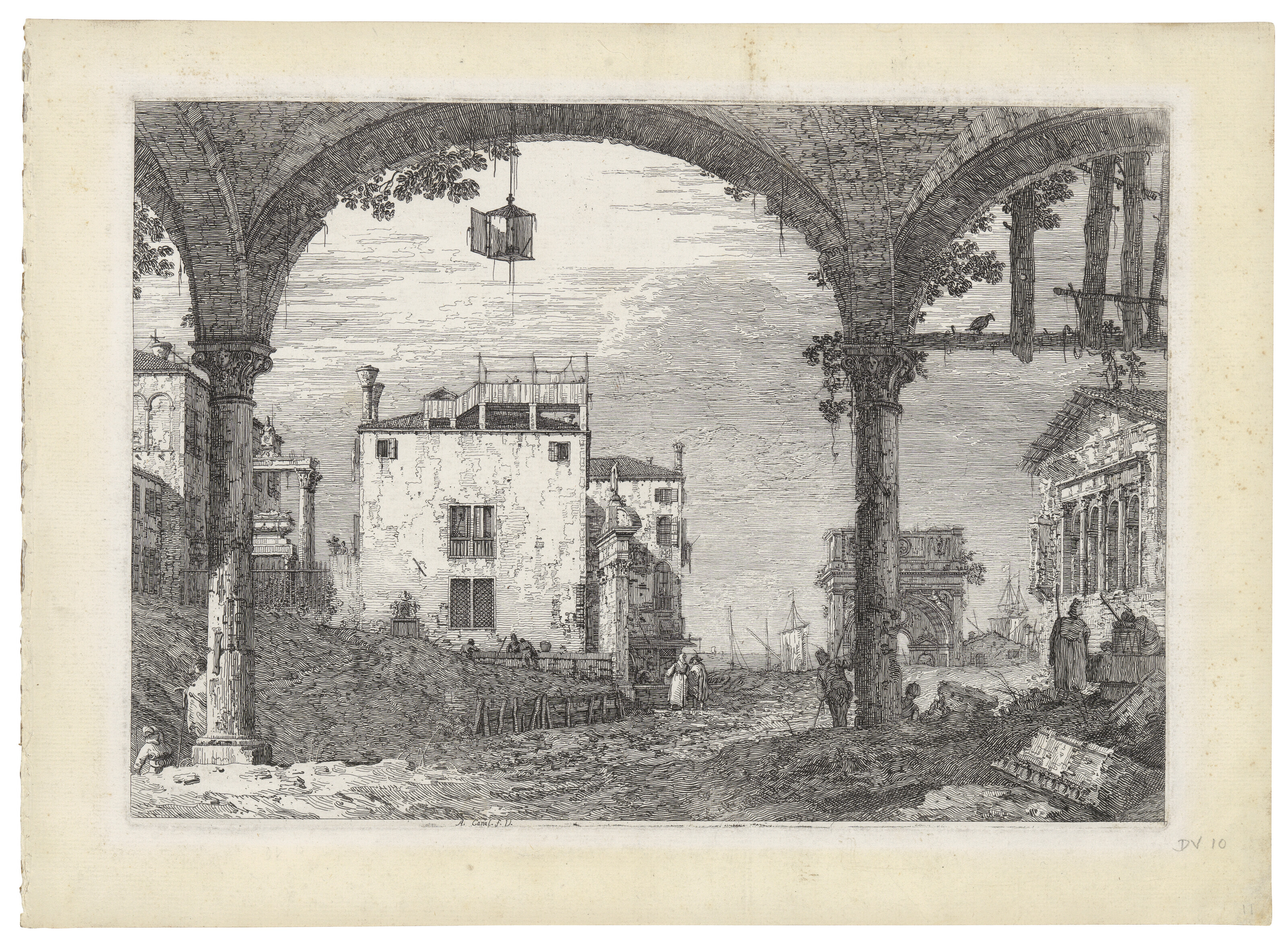 Canaletto — Веду с самого начала да и луоги с самого начала представляют канал Антонио, изображение 17