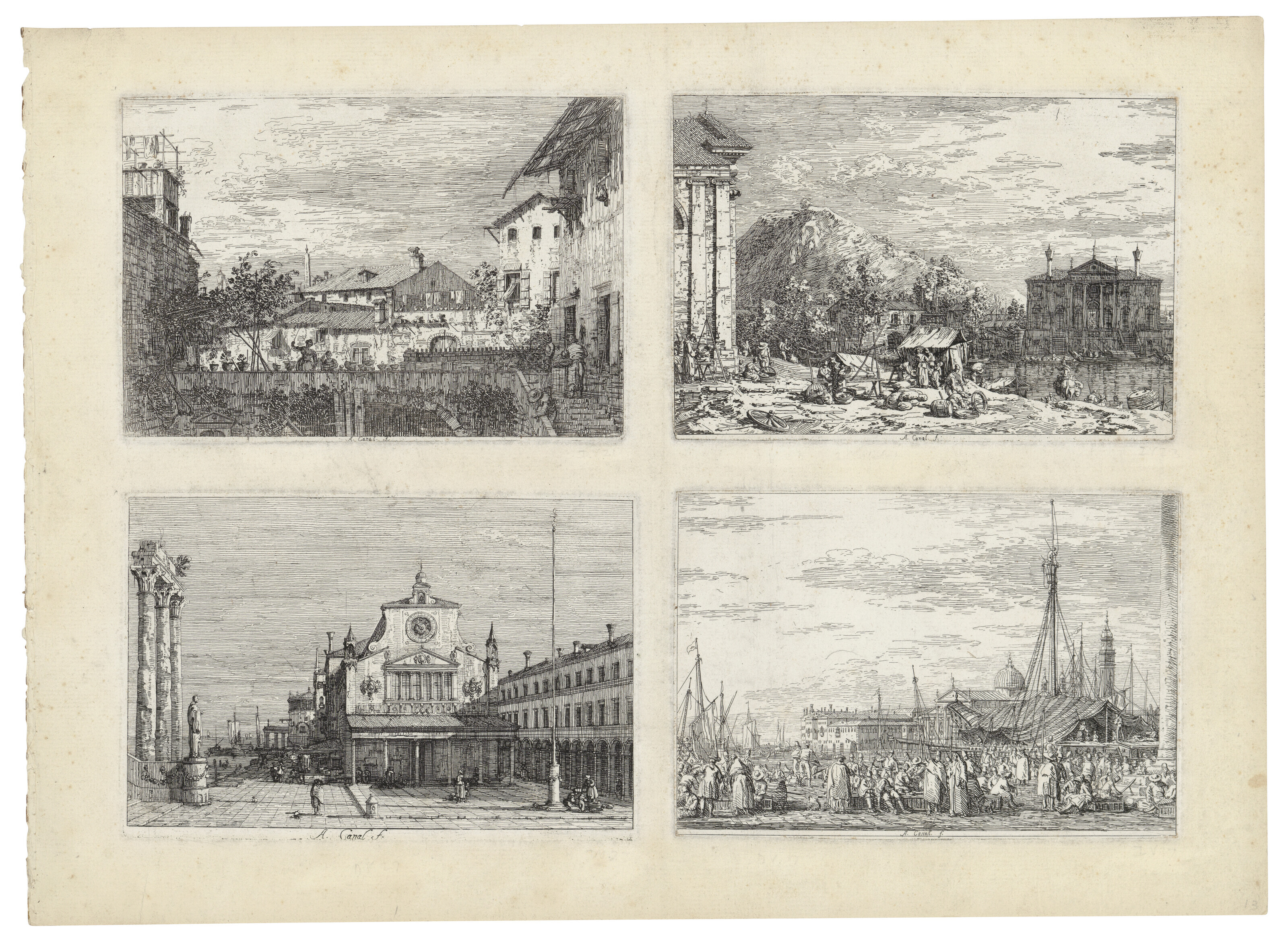 Canaletto — Веду с самого начала да и луоги с самого начала представляют канал Антонио, изображение 9