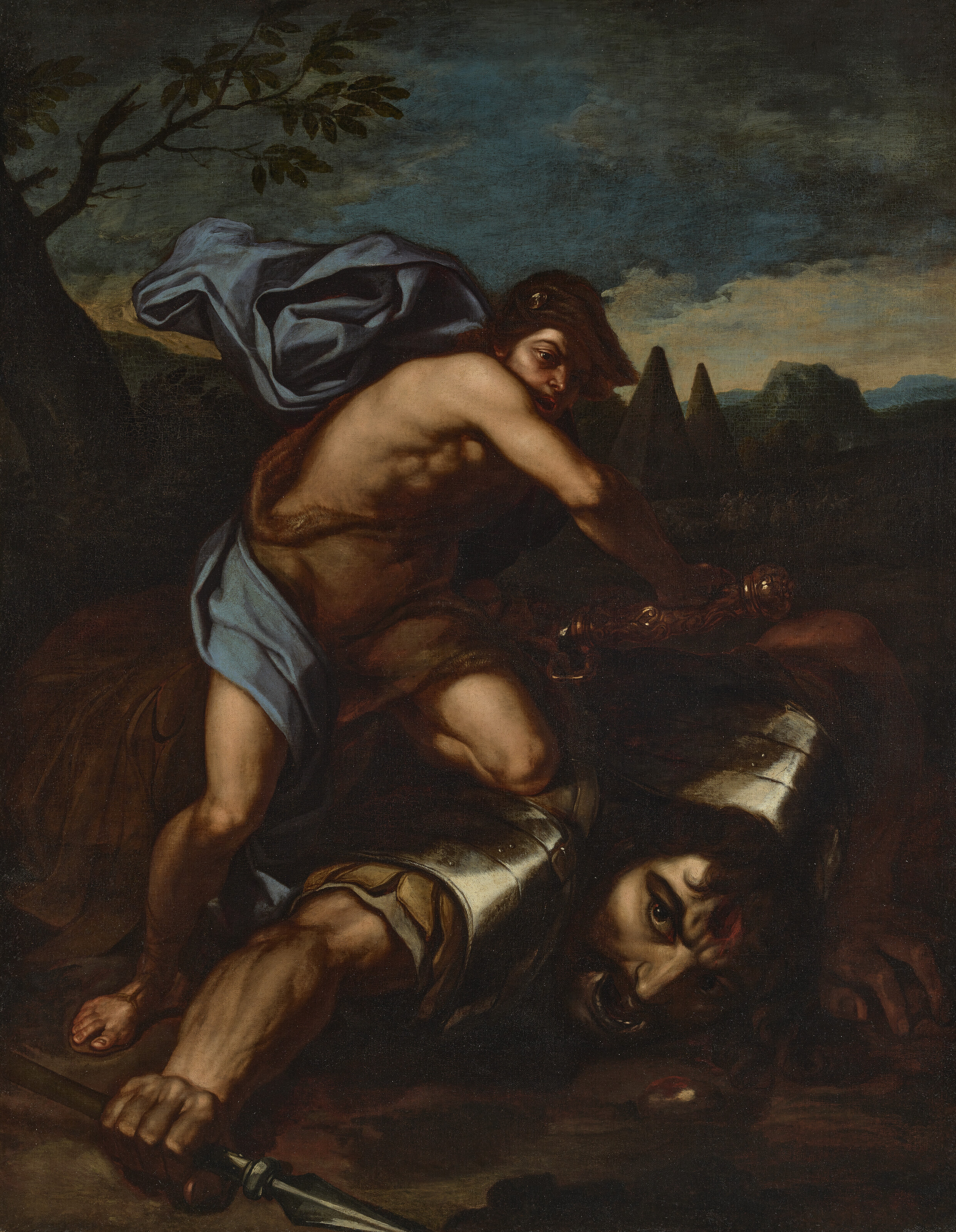 Caravaggio — Давид и Голиаф