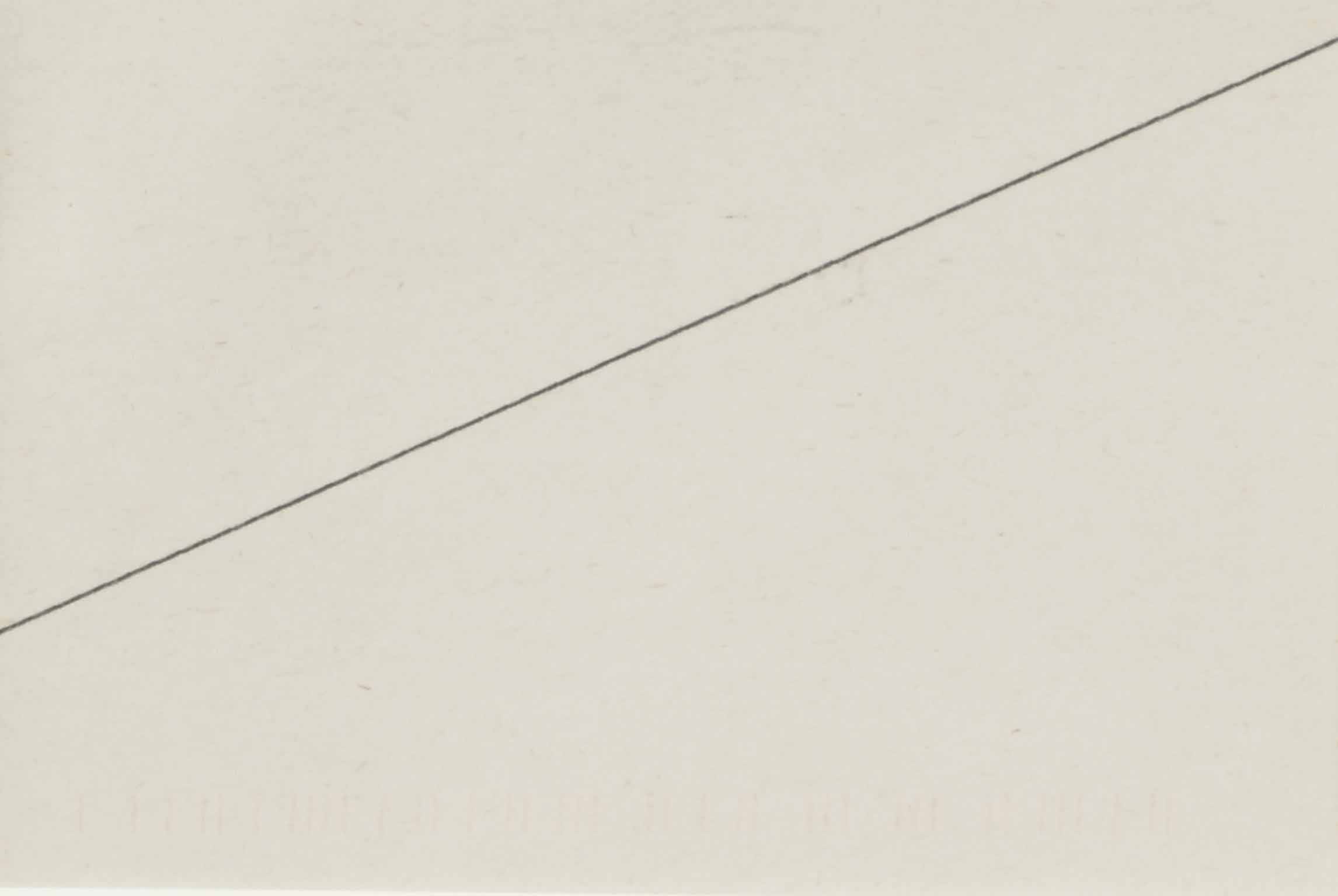 Carl Andre — Рисунок в одну линию (открытка)