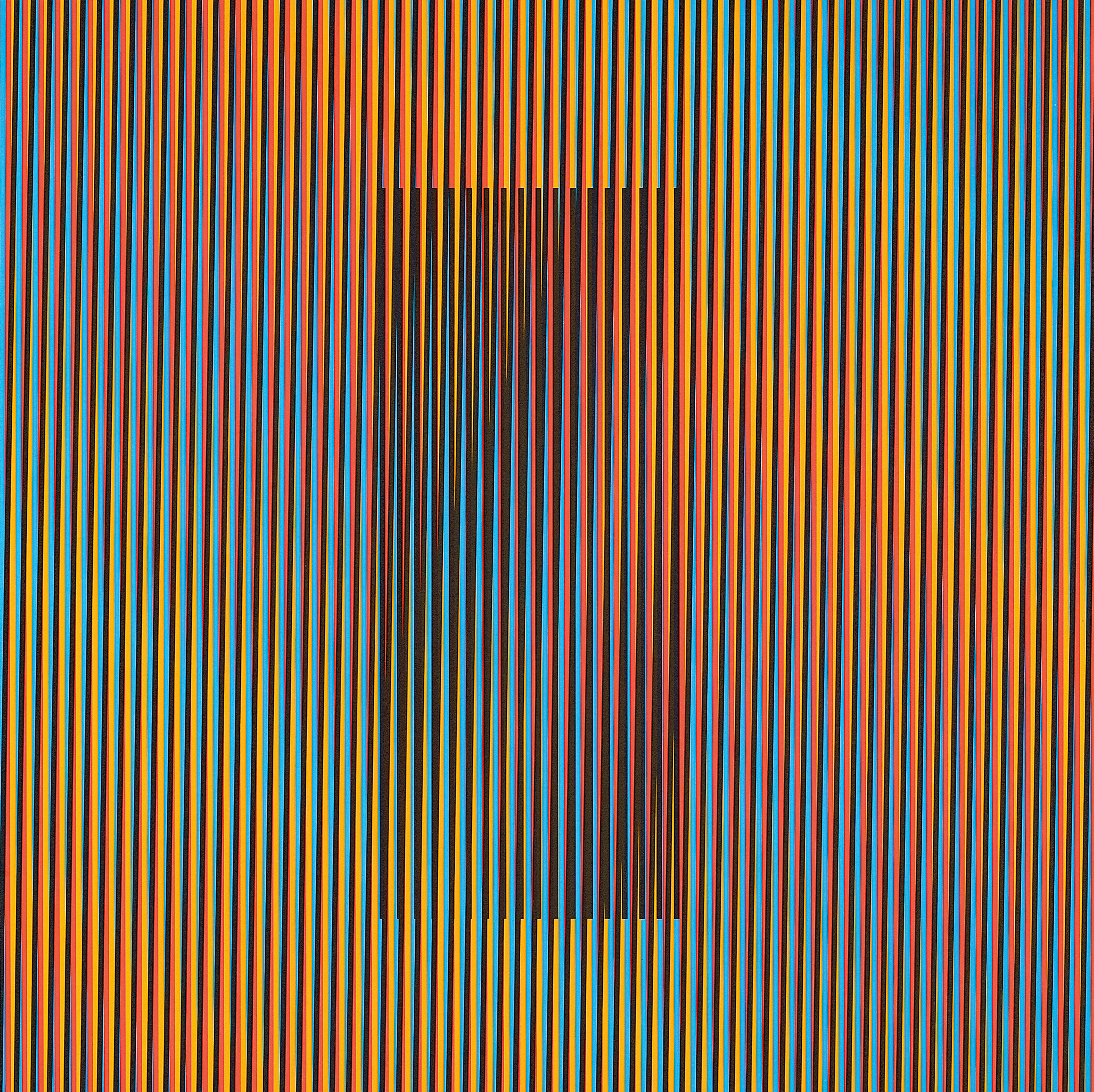 Carlos Cruz-Diez — Индукция Кроматики с высокой частотой, изображение 2