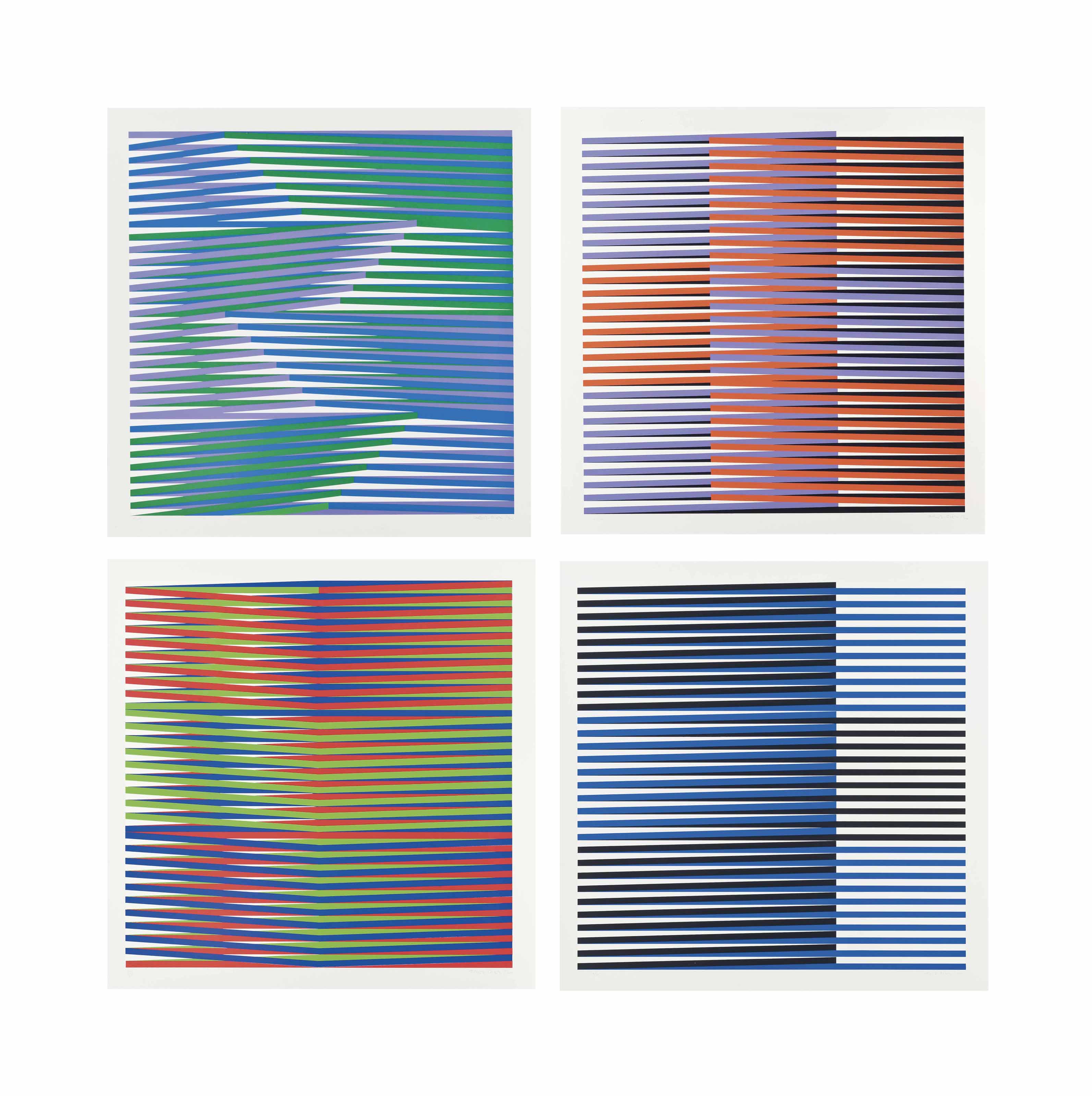 Carlos Cruz-Diez — Четыре пластины, изготовленные из: Couleur Additive