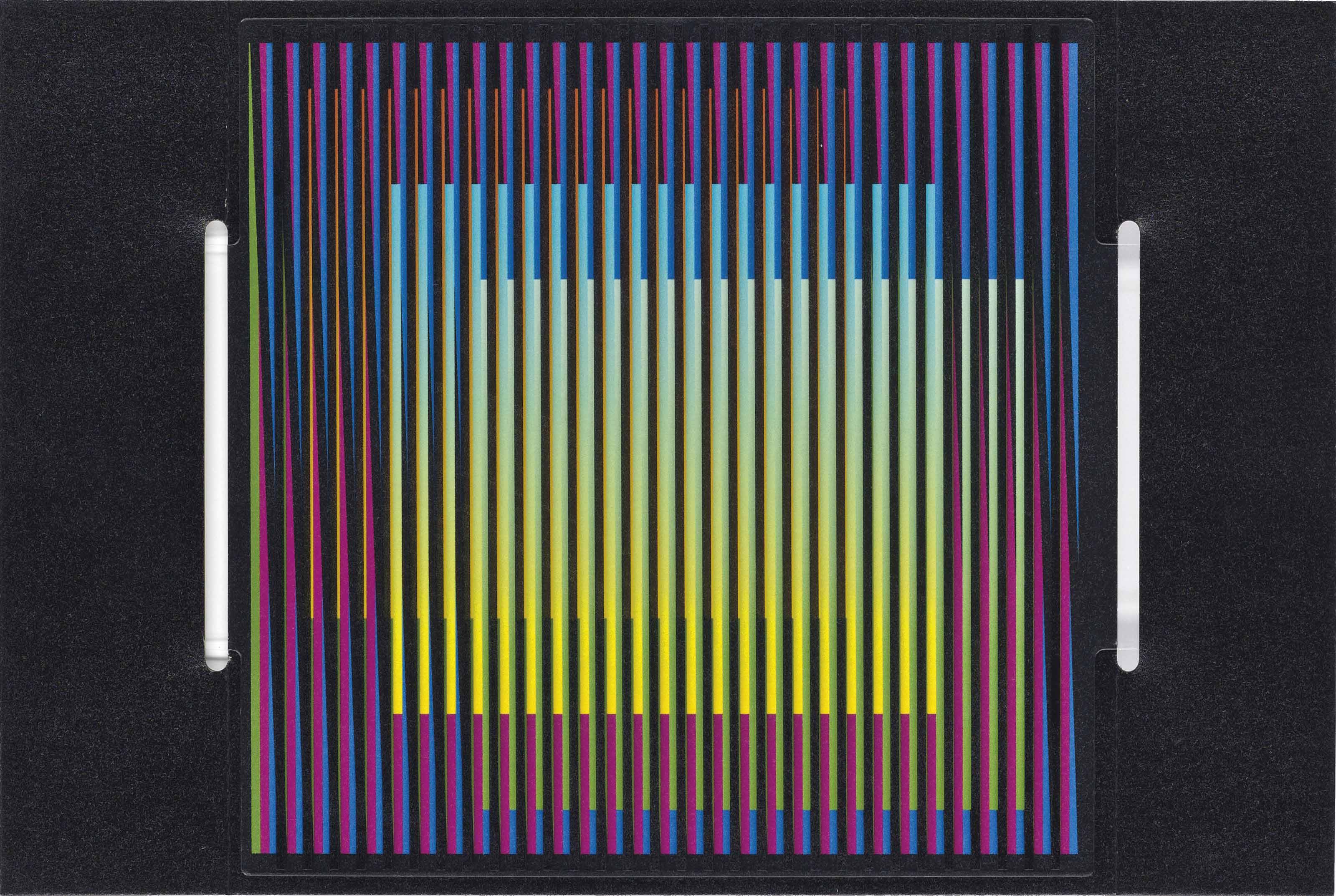 Carlos Cruz-Diez — Кромоинтерфейс, управляемый Ферией Эстампа