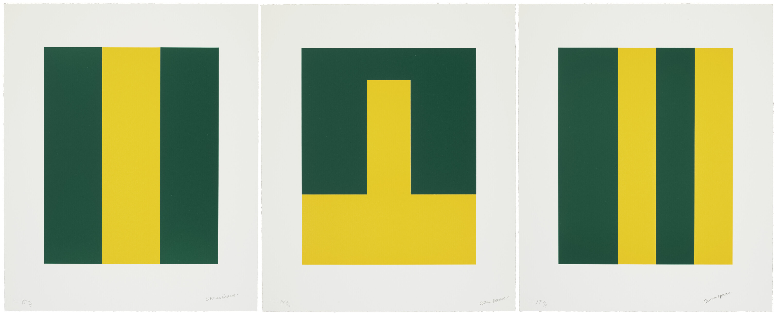 Carmen Herrera — Верде-и-Амарилло
