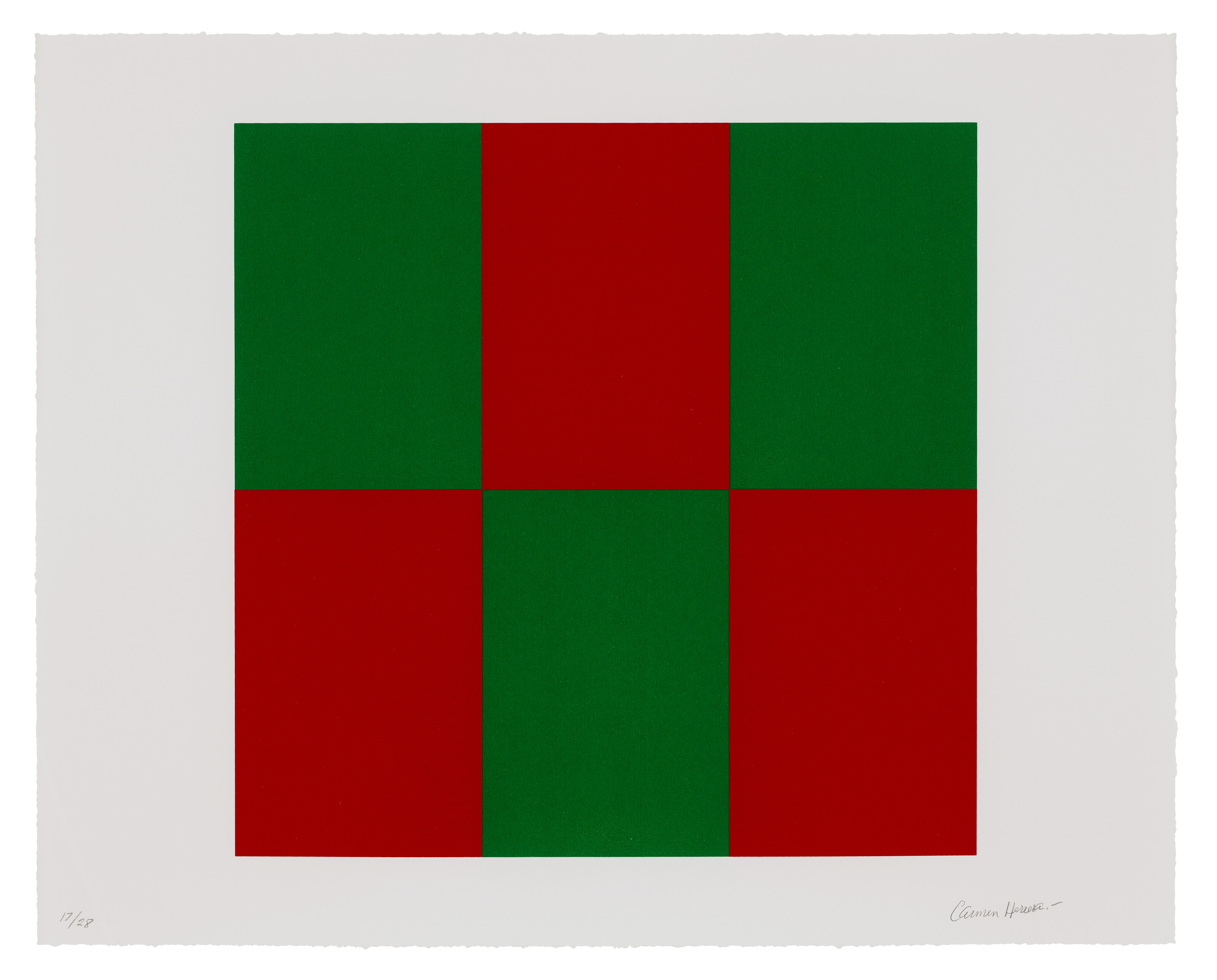 Carmen Herrera — Верде и Рохо для студии