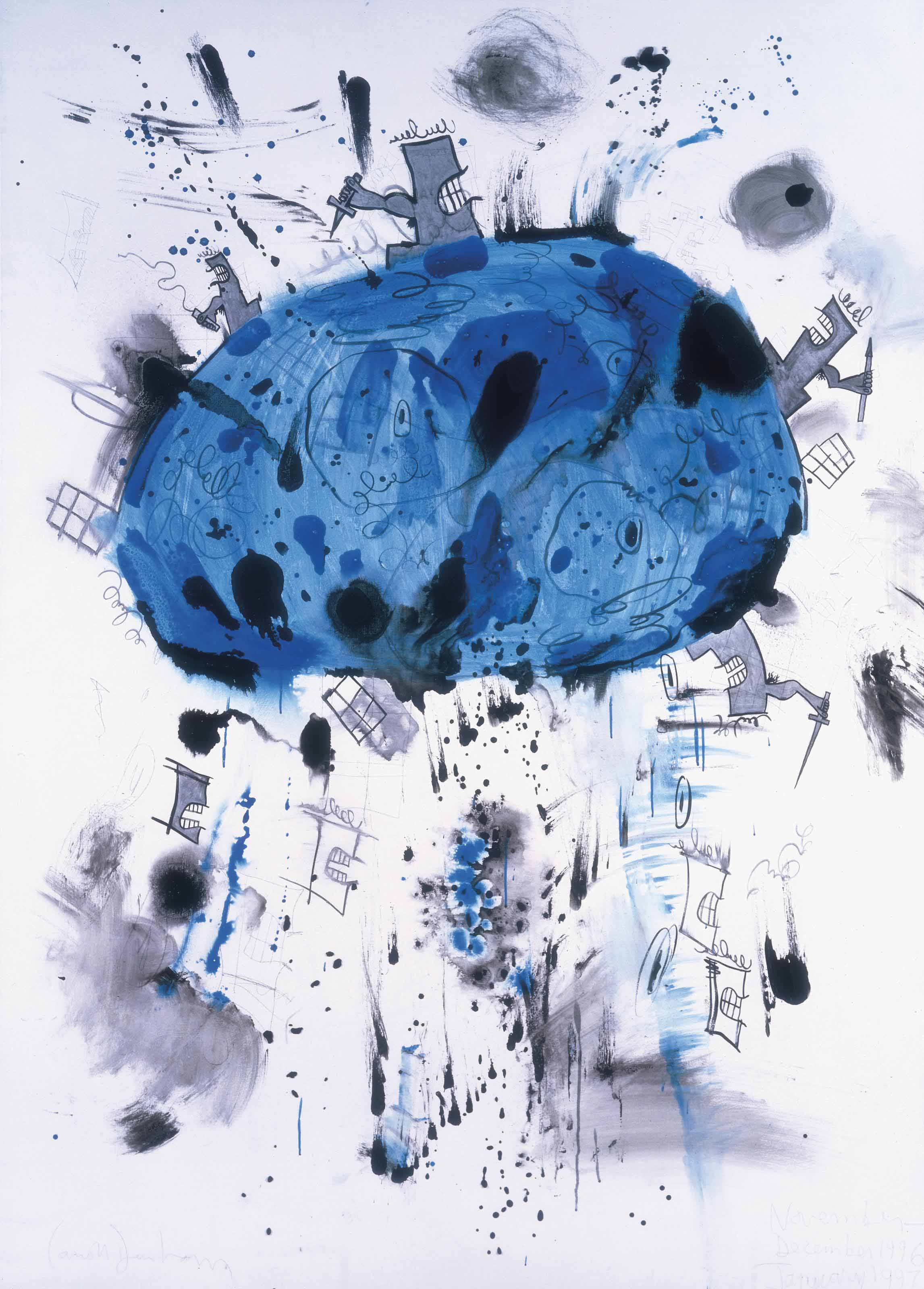 Carroll Dunham — Голубая планета