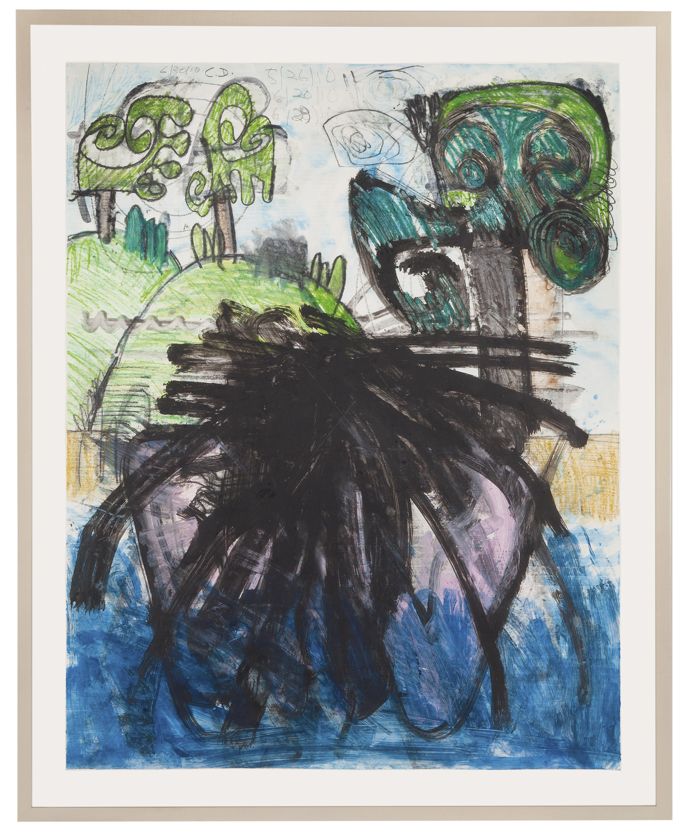 Carroll Dunham — Без названия (26.05.10, 20.6.10, 29.06.10, 30.06.10), изображение 2