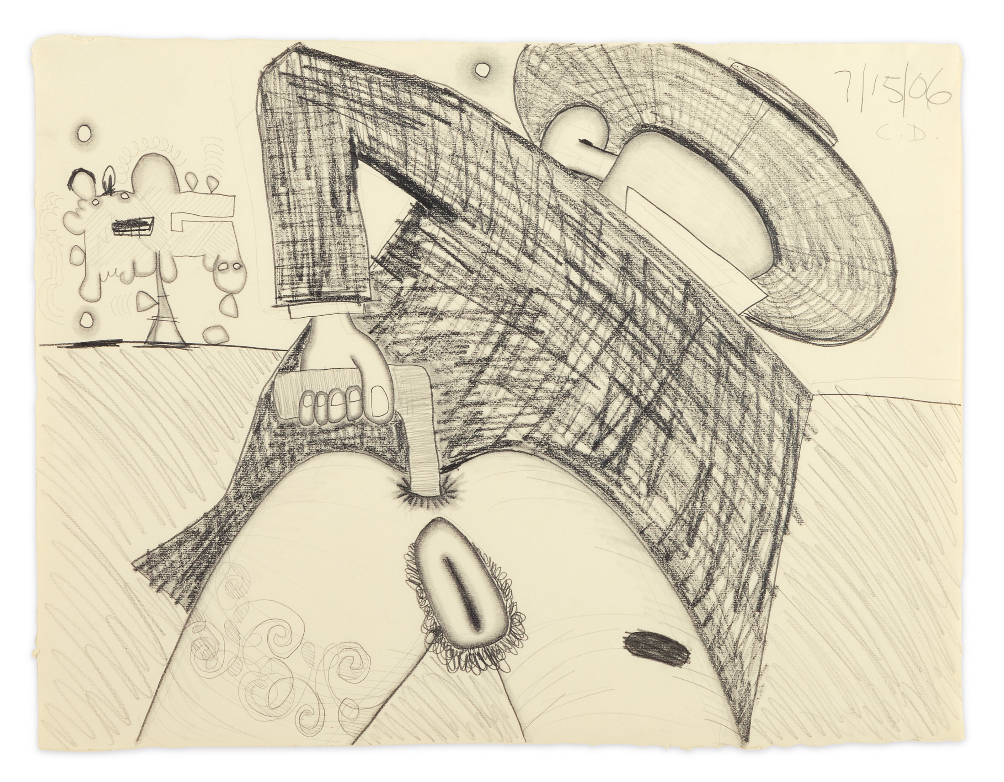 Carroll Dunham — Без названия (15.07.06)