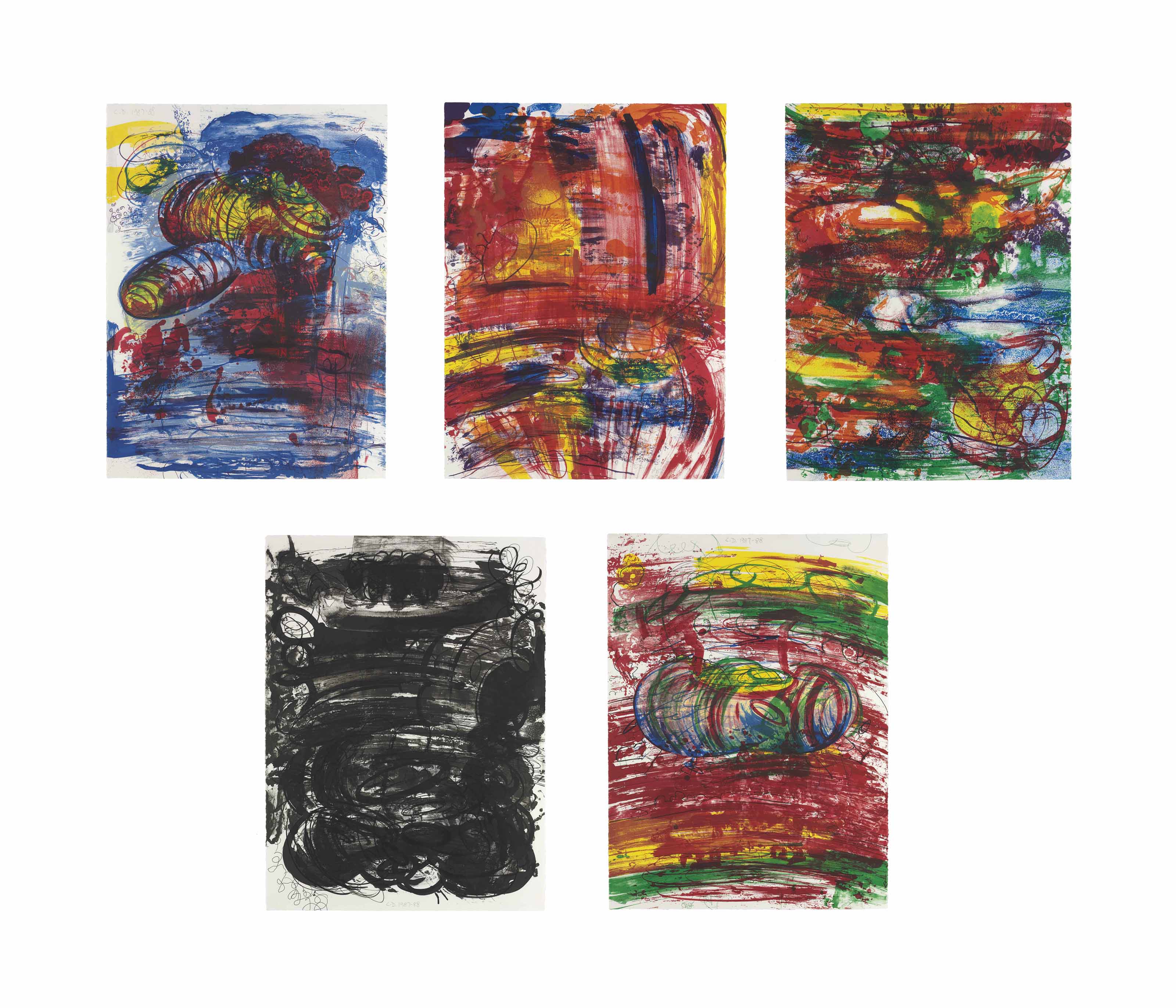Carroll Dunham — Красное смещение