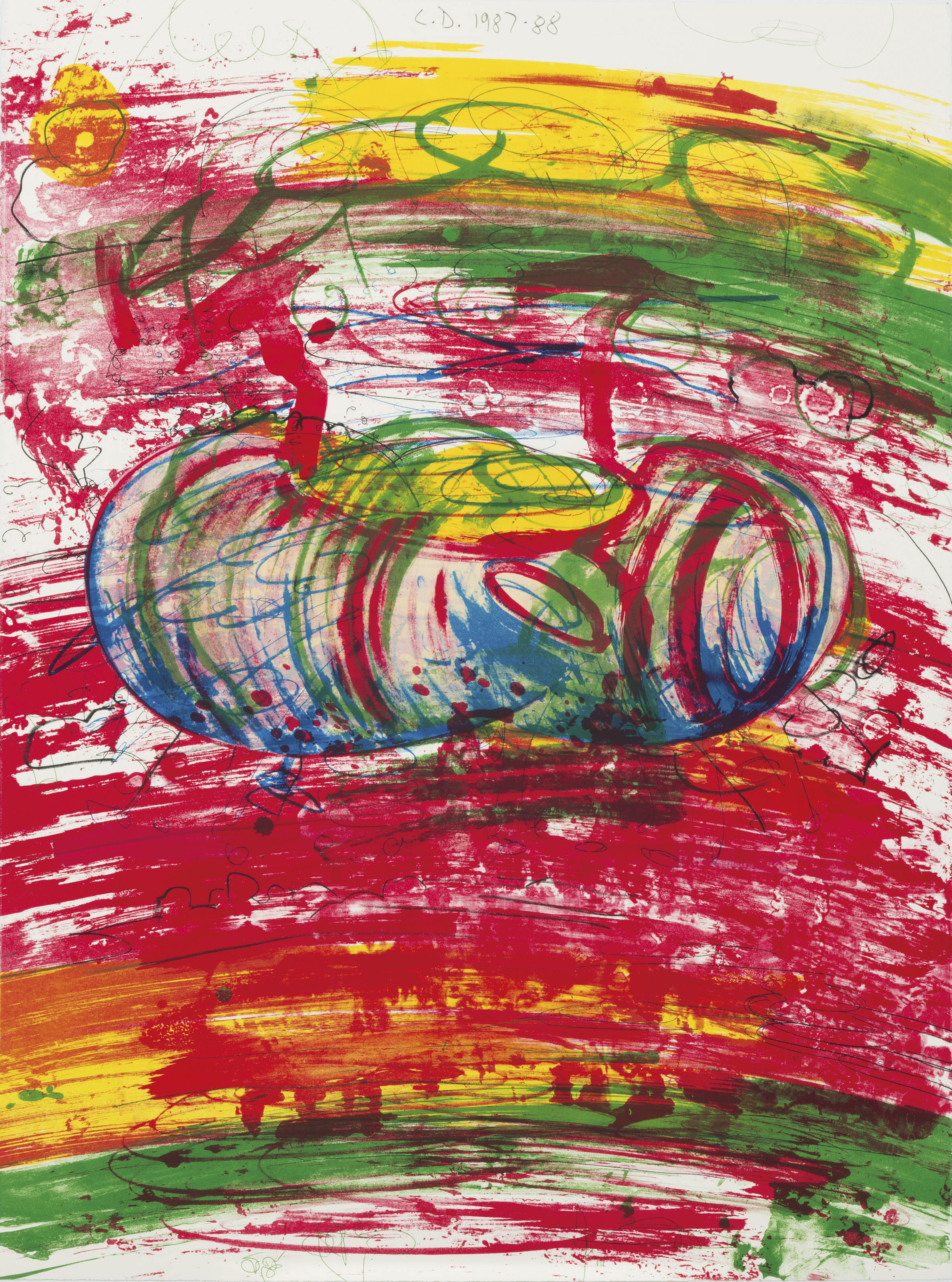 Carroll Dunham — Красное смещение
