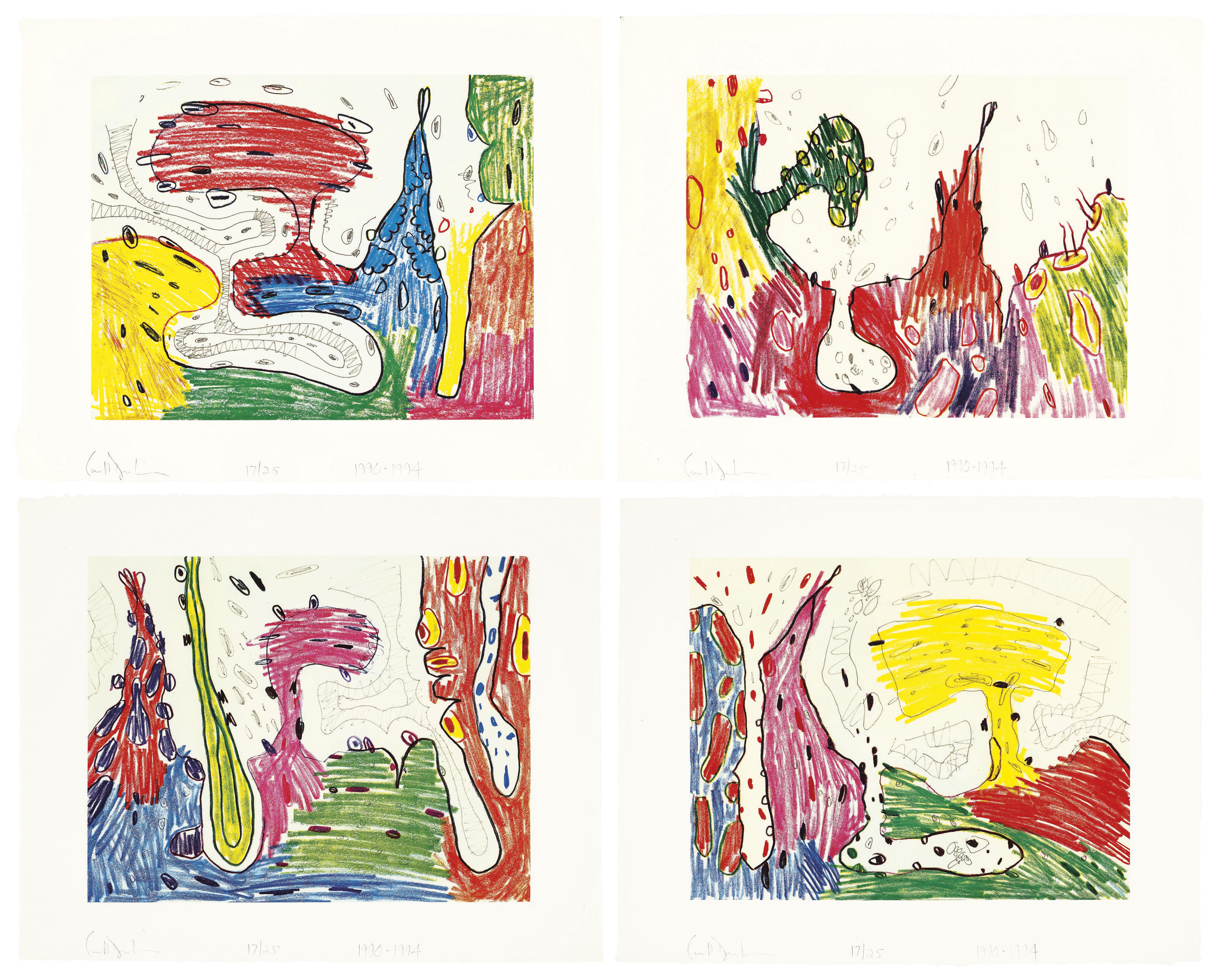 Carroll Dunham — Семь мест