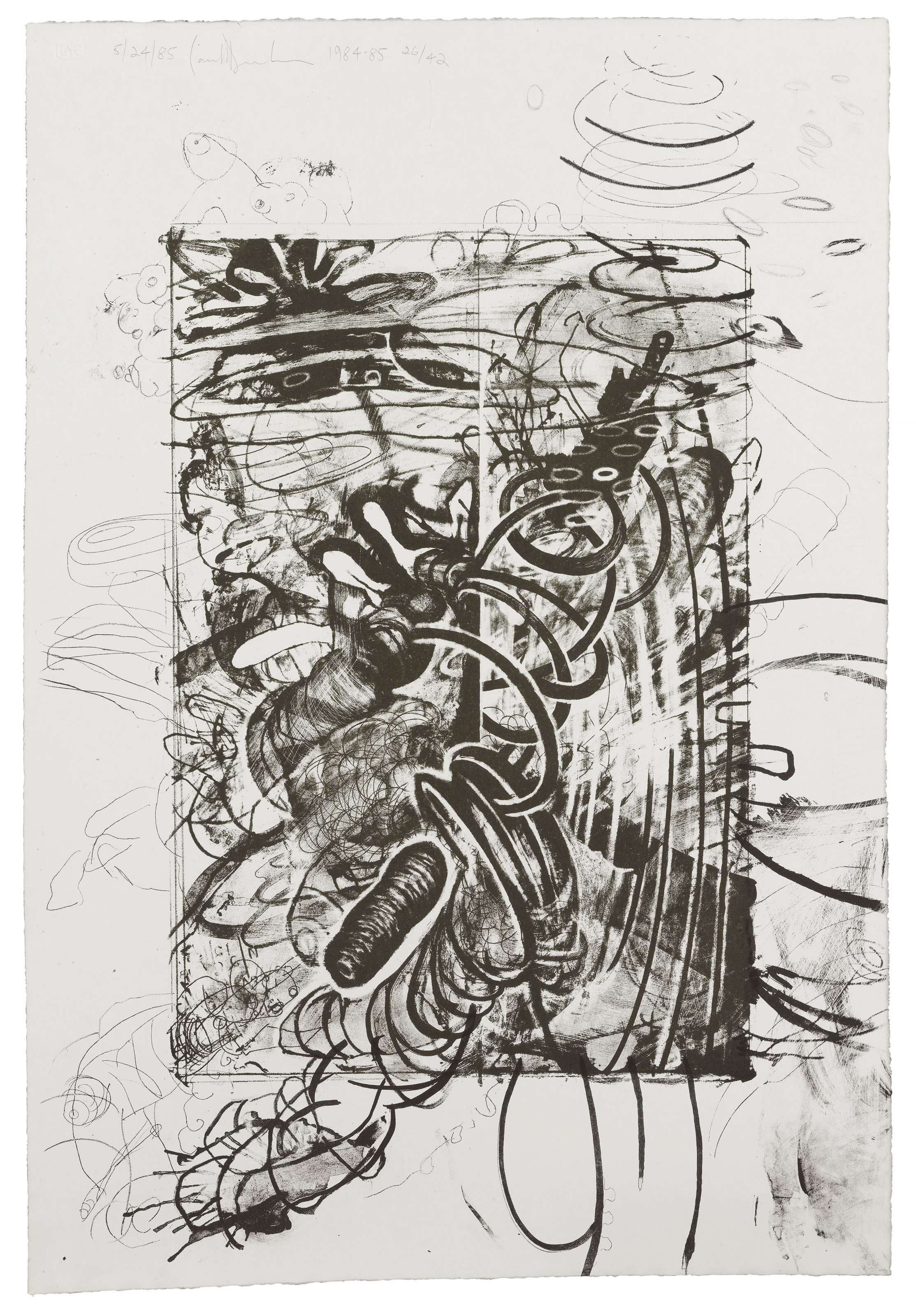 Carroll Dunham — Три гравюры художника
