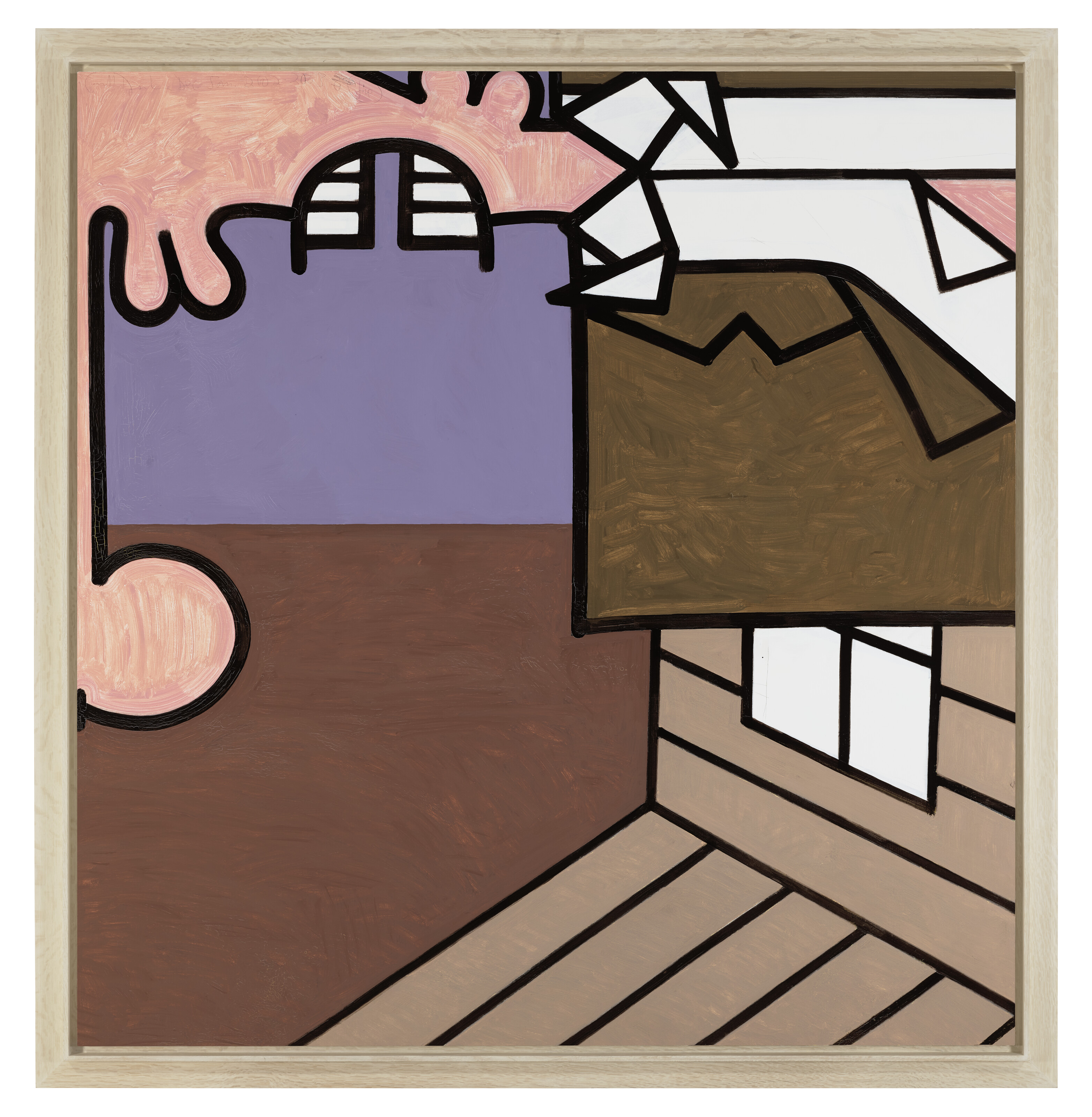 Carroll Dunham — Край Его мира (Пять), изображение 2