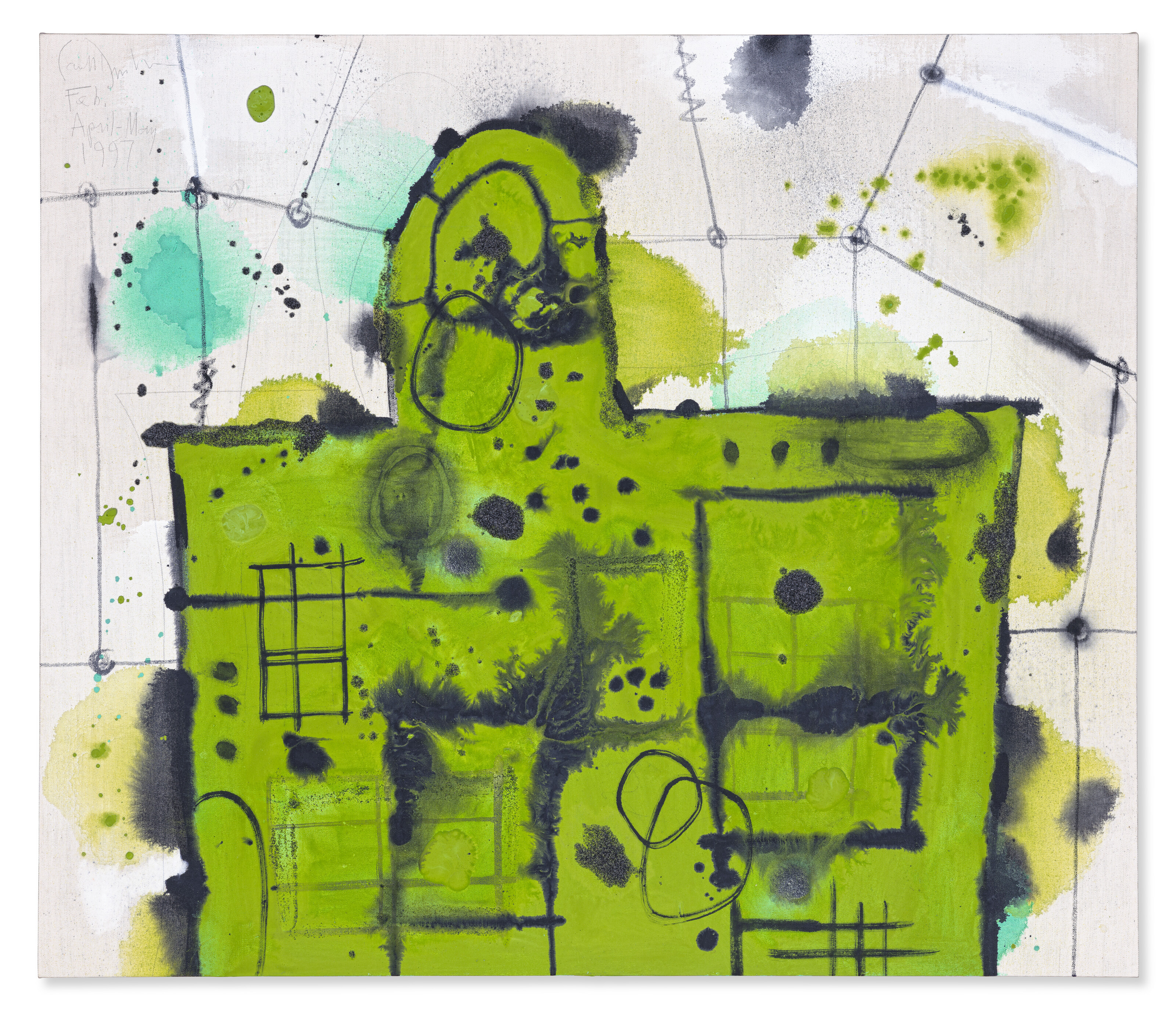Carroll Dunham — Зеленый дом