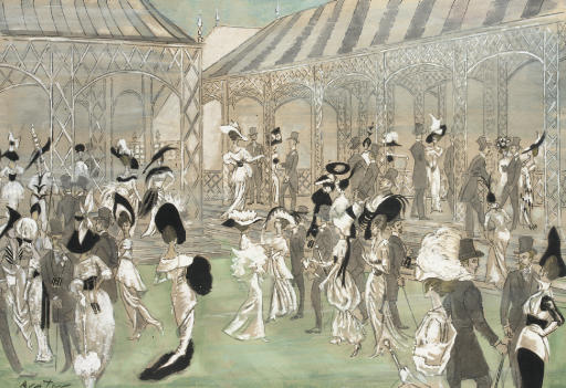 Cecil Beaton — Аскотский гавот; дизайн декораций и костюмов для спектакля "Моя прекрасная леди"