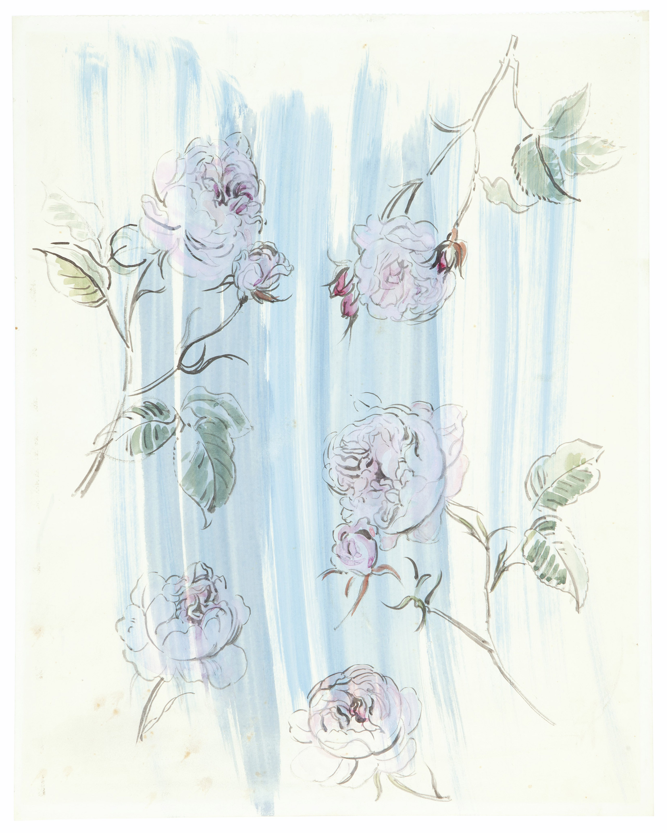 Cecil Beaton — Камилла, сцена в бальном зале; Влюбленная пара на фоне пейзажа; и розы, изображение 4