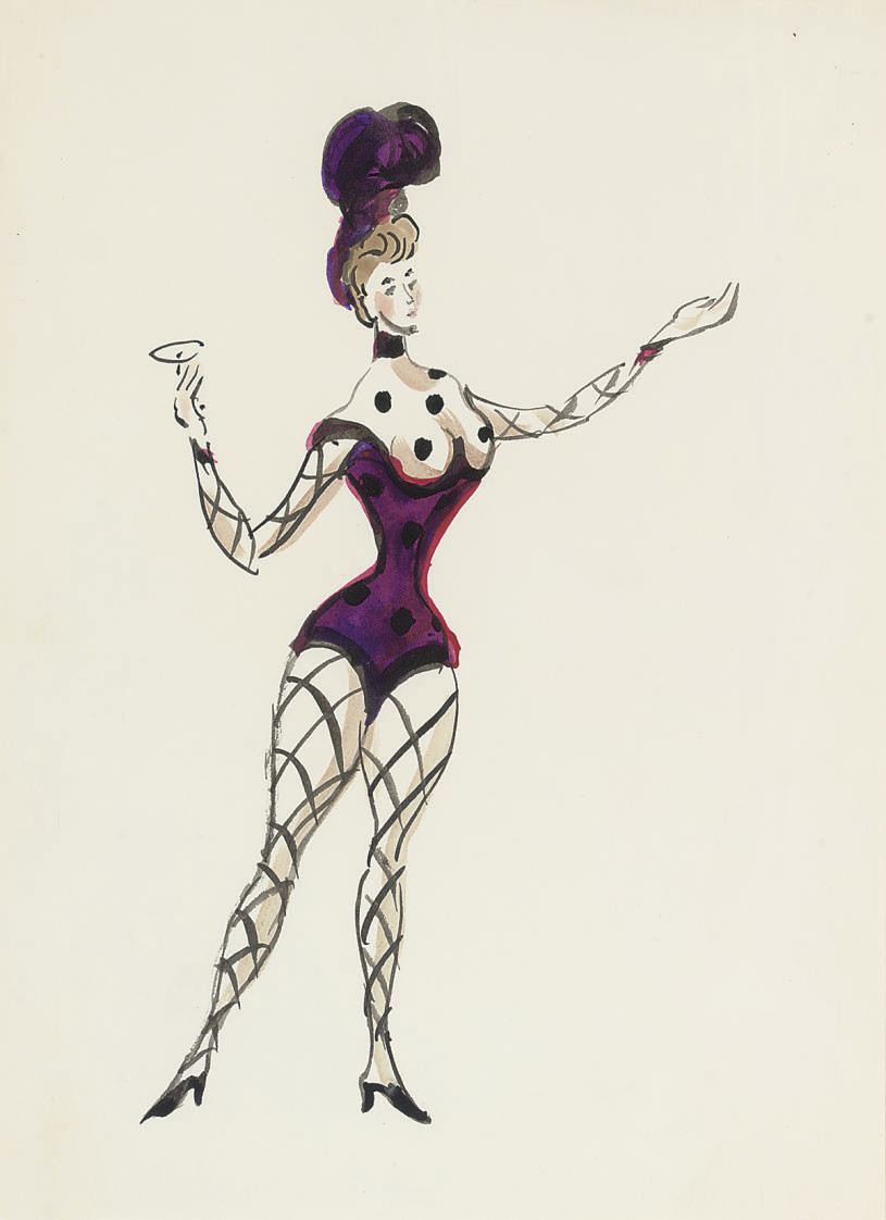 Cecil Beaton — Дизайн в фиолетовом цвете