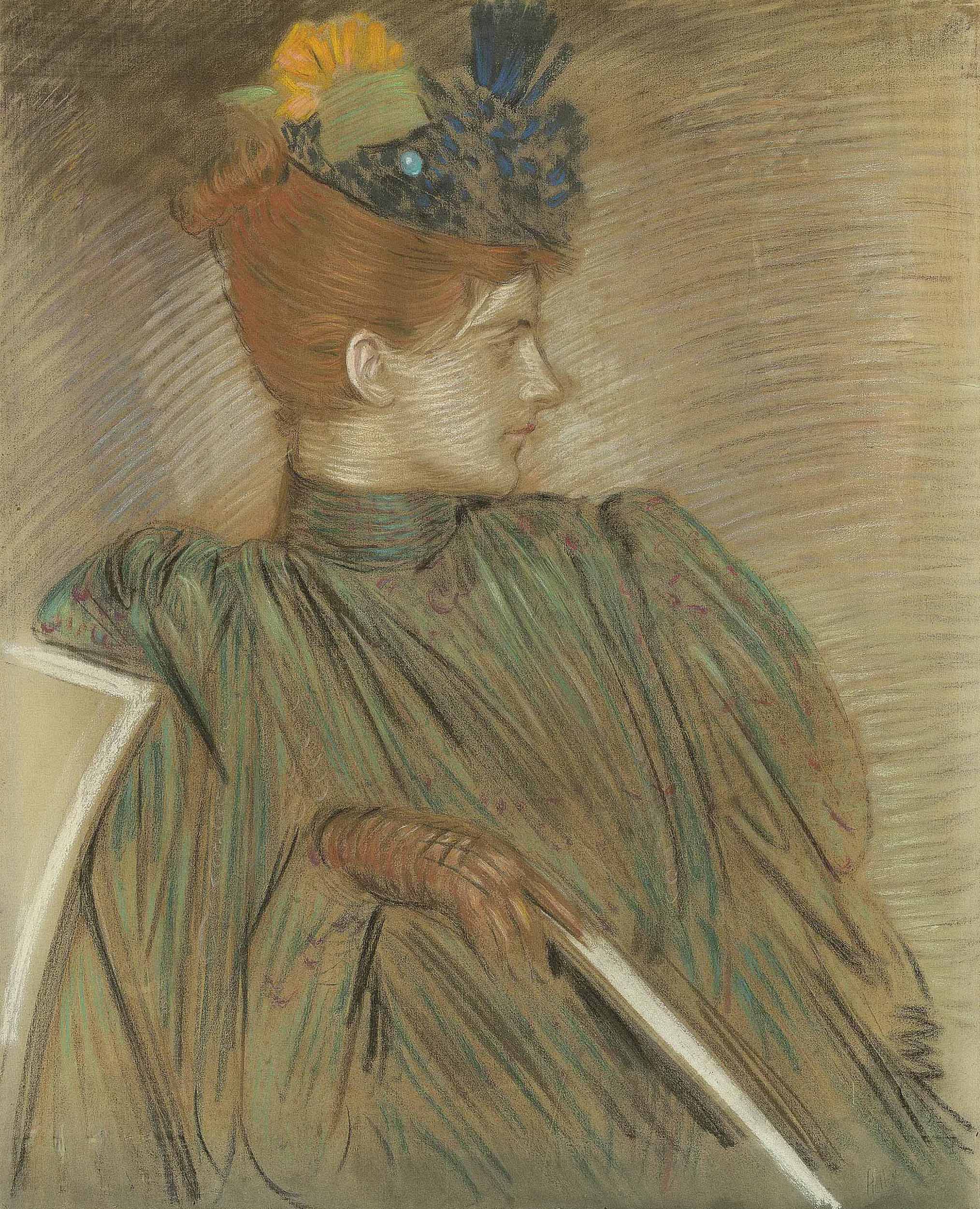 César — Портрет Алисы, женщины-художника