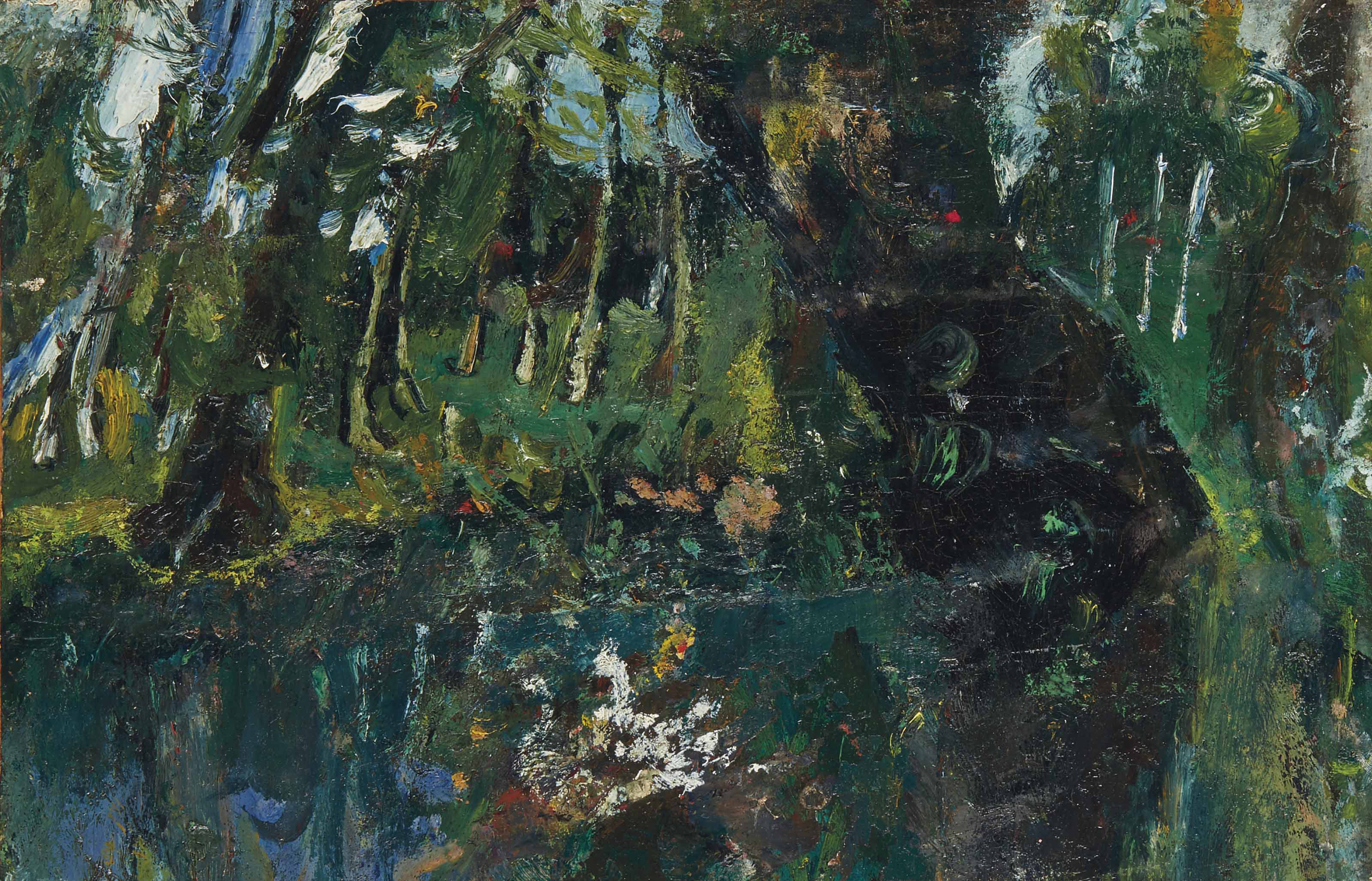 Chaïm Soutine — Салат из шампиньонов (море с утками)