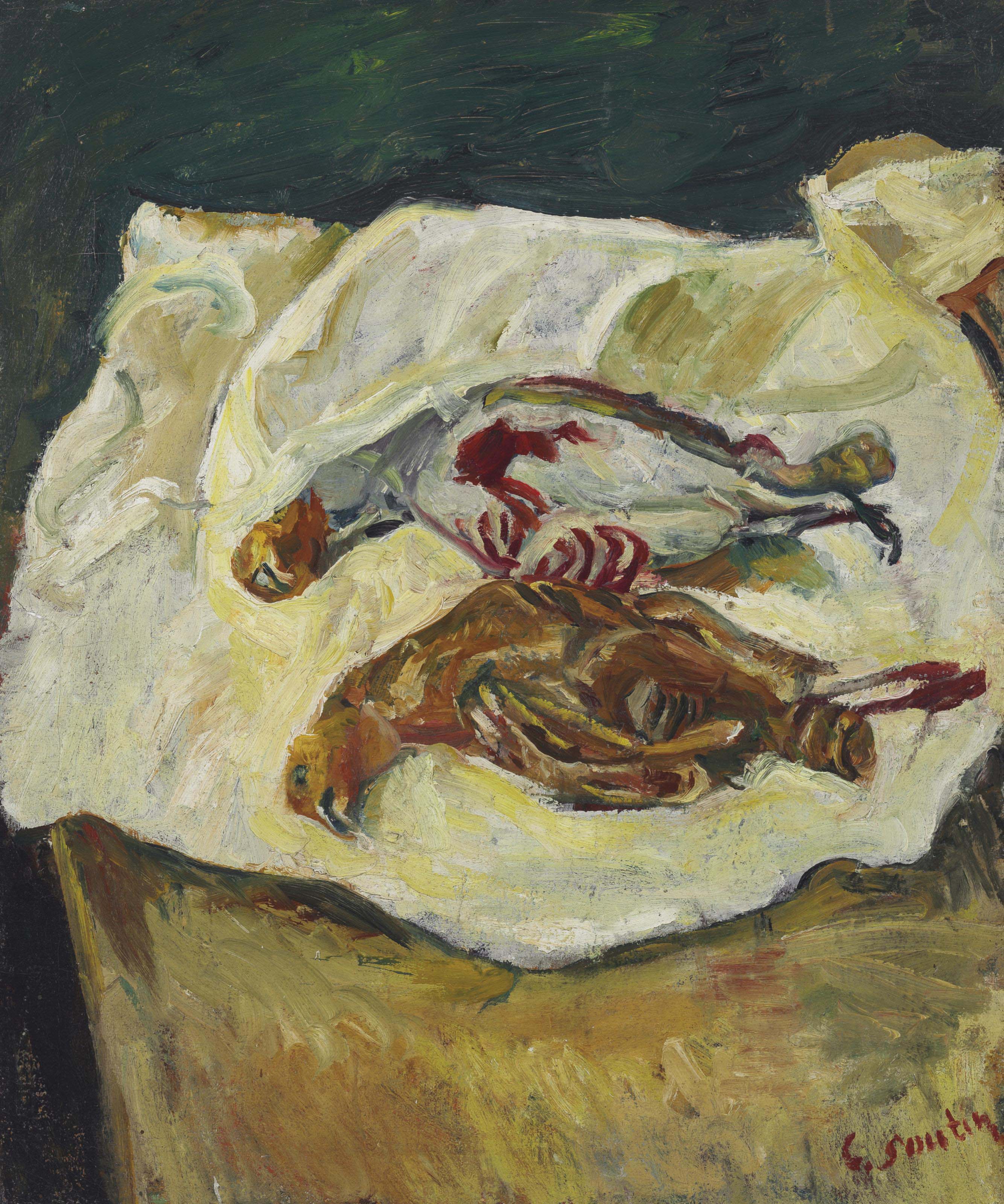 Chaïm Soutine — Смерть природы между двумя пердящими румянами