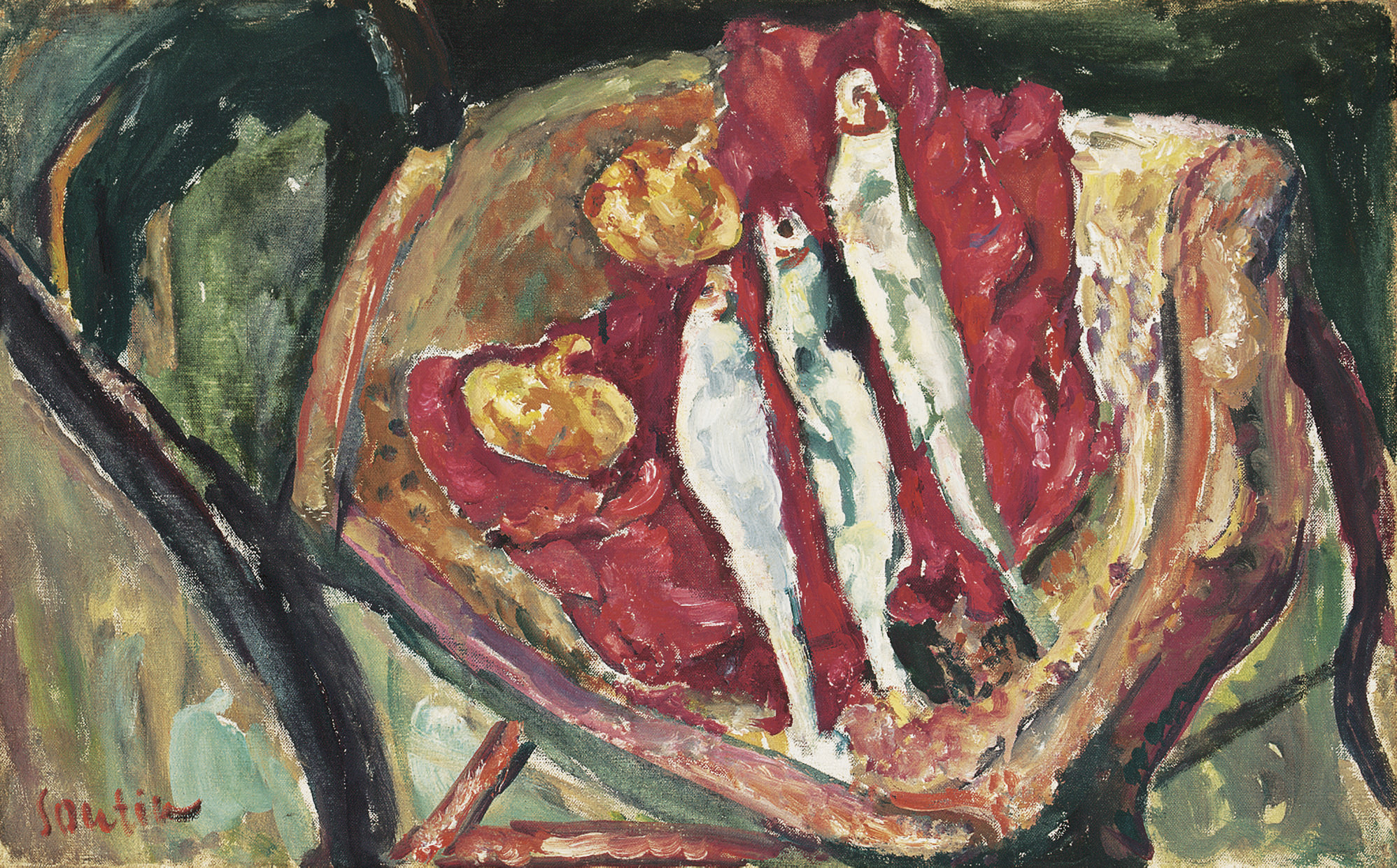 Chaïm Soutine — Смерть природы среди стариков и среди чужих