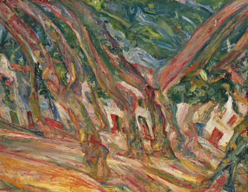 Chaïm Soutine — Лес платанов в Сере