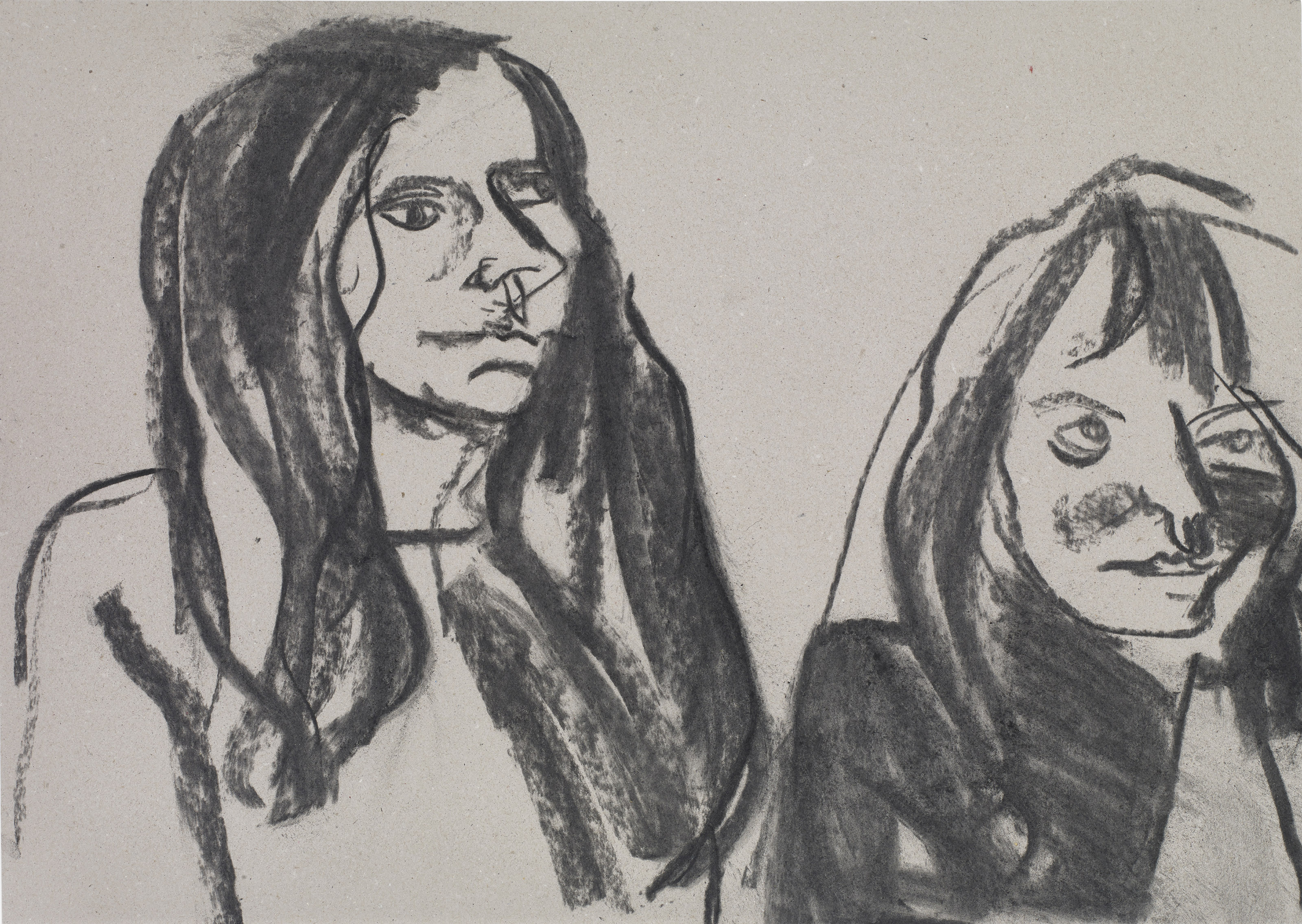 Chantal Joffe — Автопортрет с Ишбель в Школе искусств Глазго