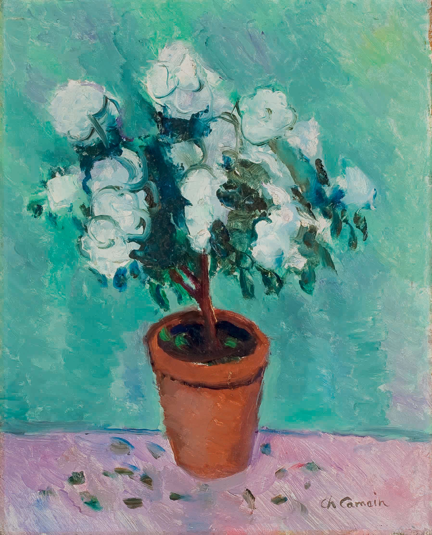 Charles Camoin — Цветы в горшочке