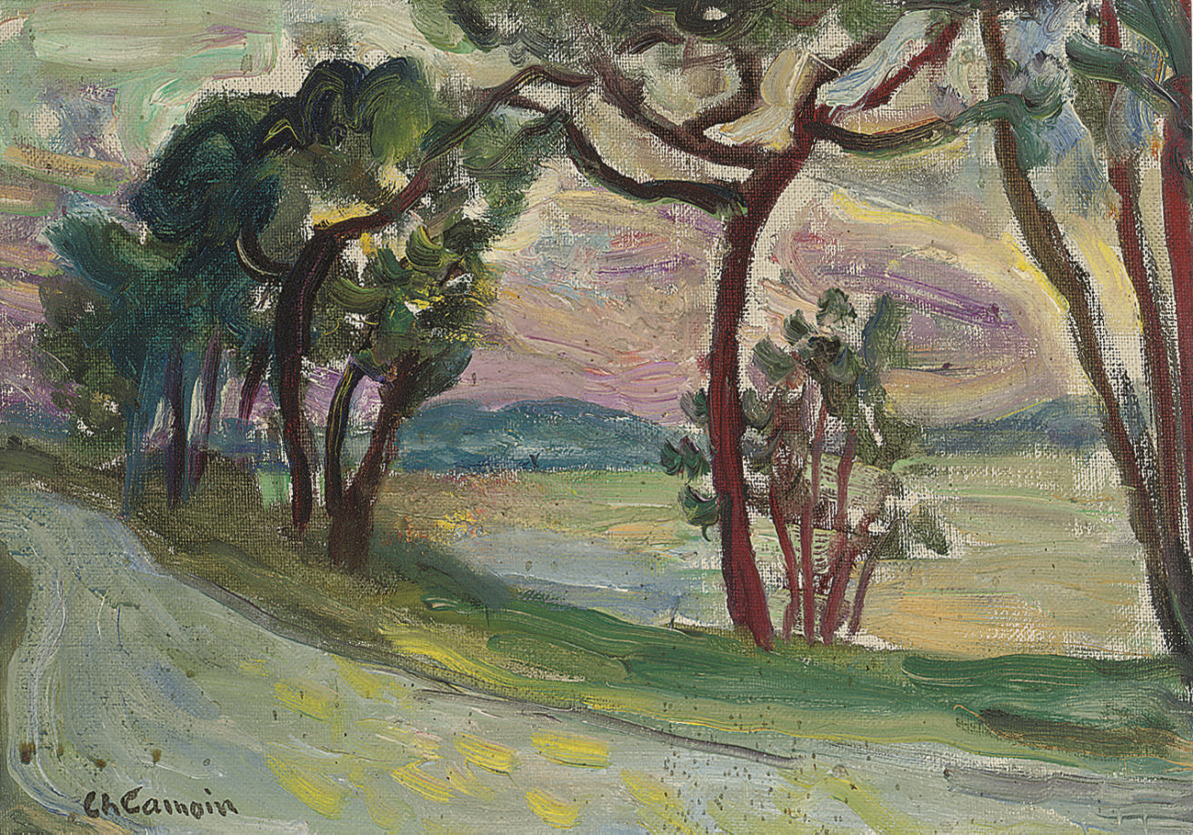 Charles Camoin — Отель Chemin au soleil couchant, Сен-Тропе